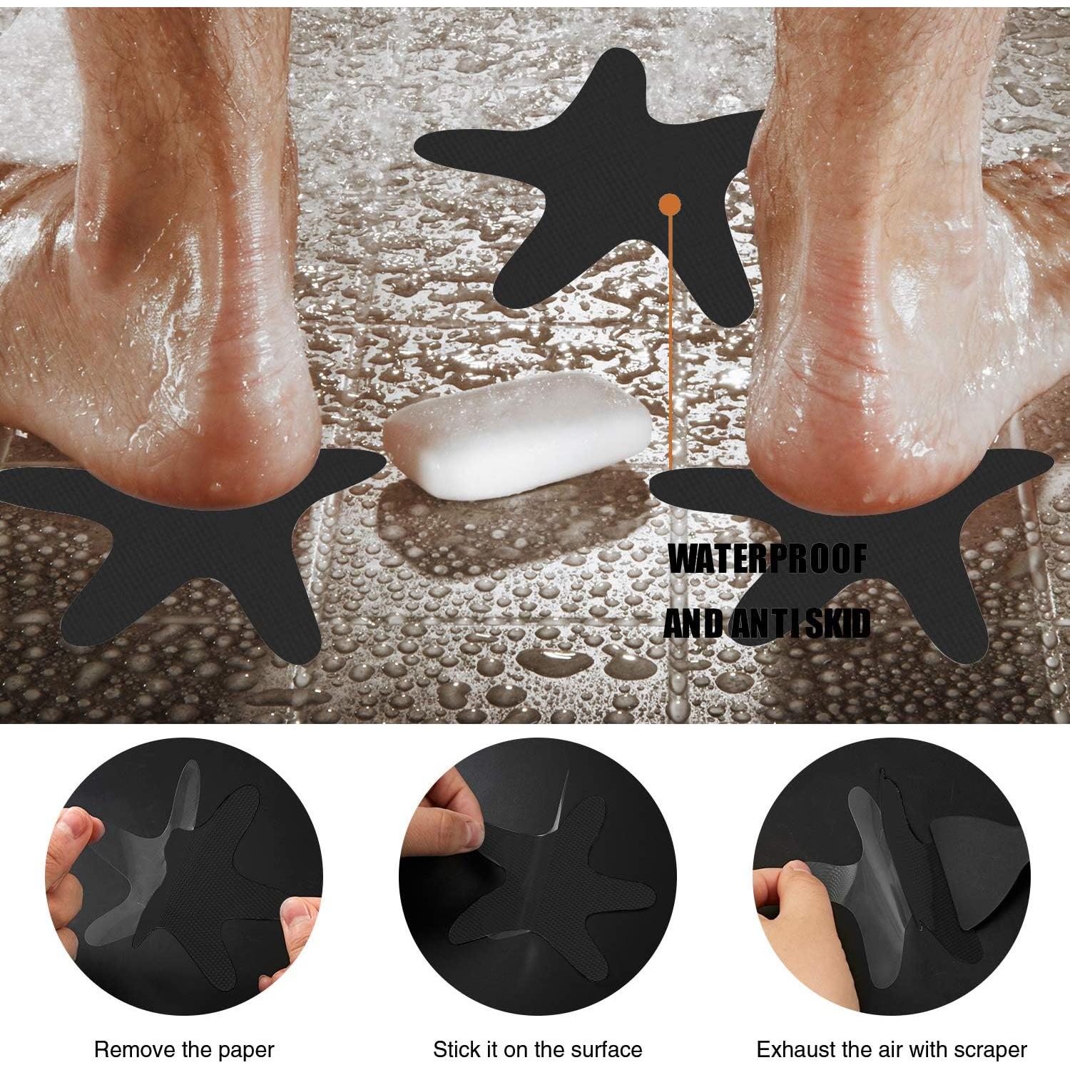 Pegatinas Antideslizantes Secopad 24 Piezas Negro 8.13 cm