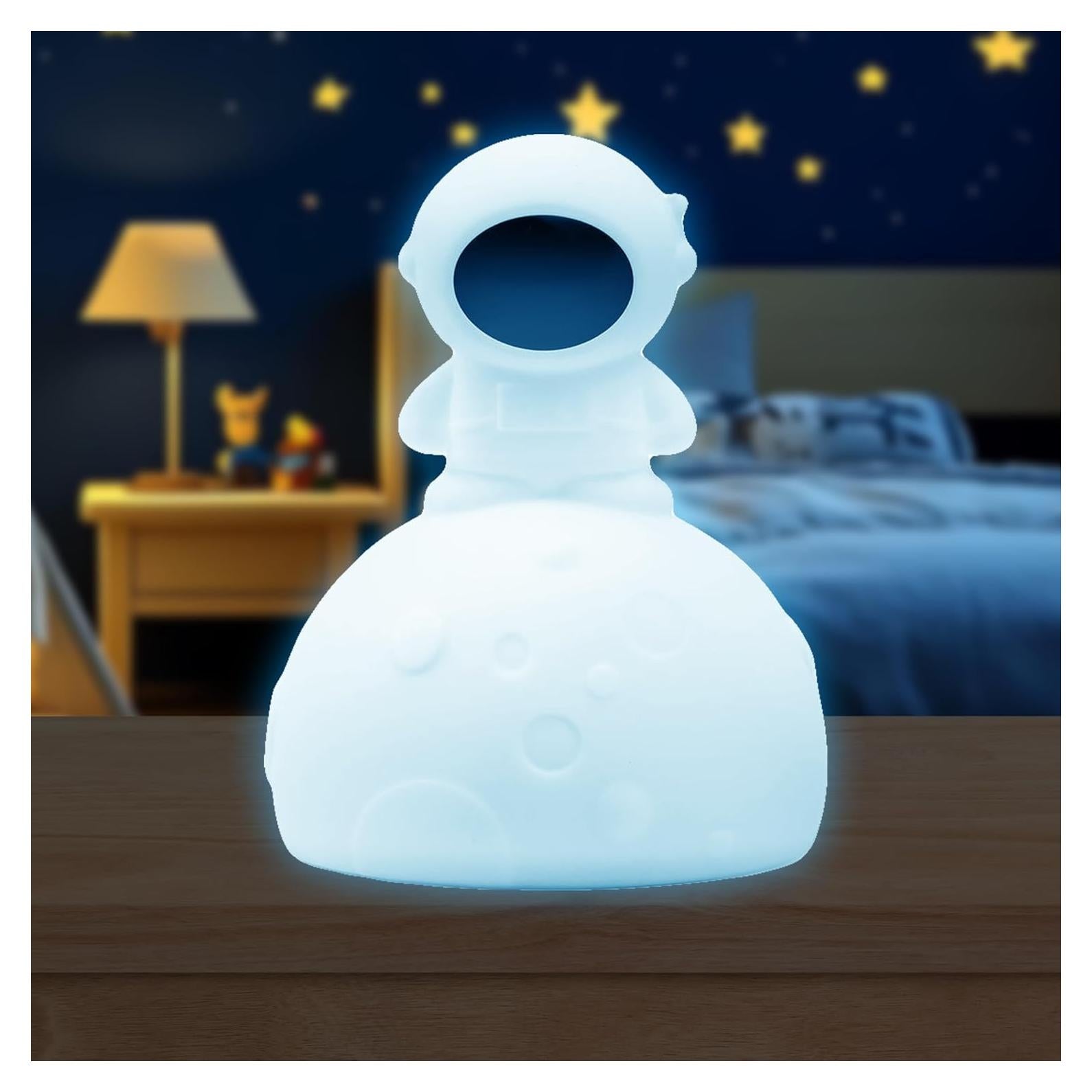 Luz Nocturna Lumipets Junior Astronaut Silicona 9 Colores