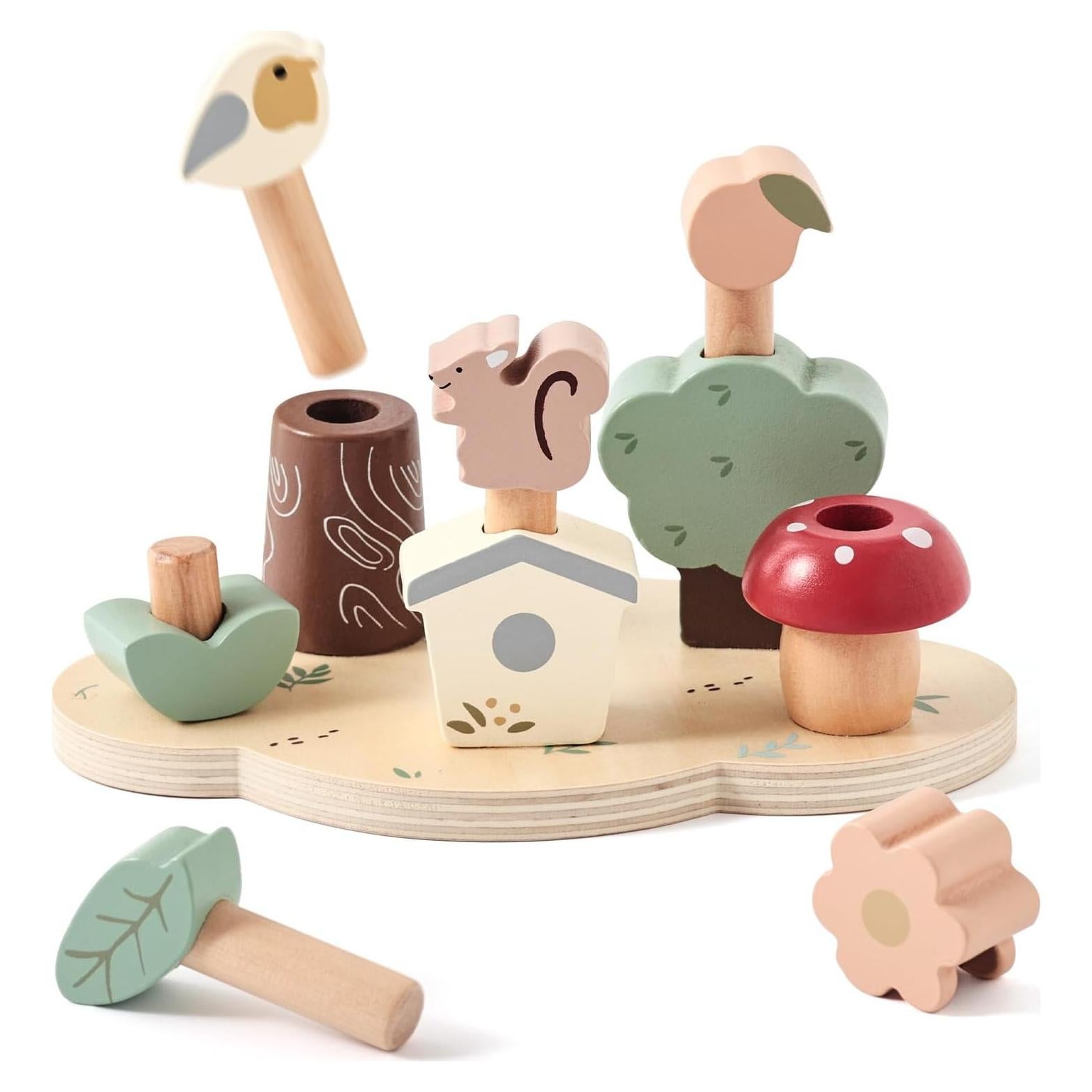 Juguete Pop Up de Clasificación de Colores Etucdose - Madera 422g