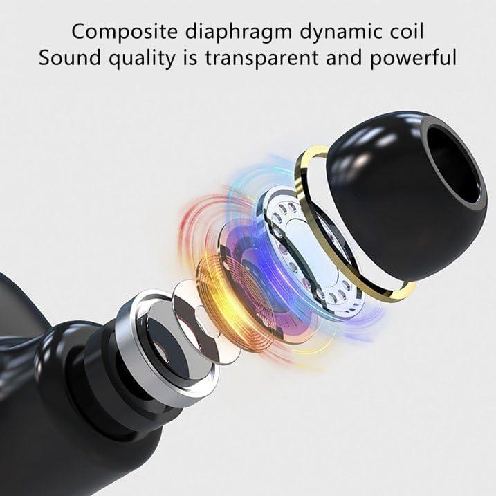 Auriculares Inalámbricos KENKUO Y6 para Niños y Adolescentes, Bluetooth 5.3, 8 Horas de Batería, Resistente al Agua IPX6, Ultra-Ligero 2.5g, Estuche de Carga Compacto