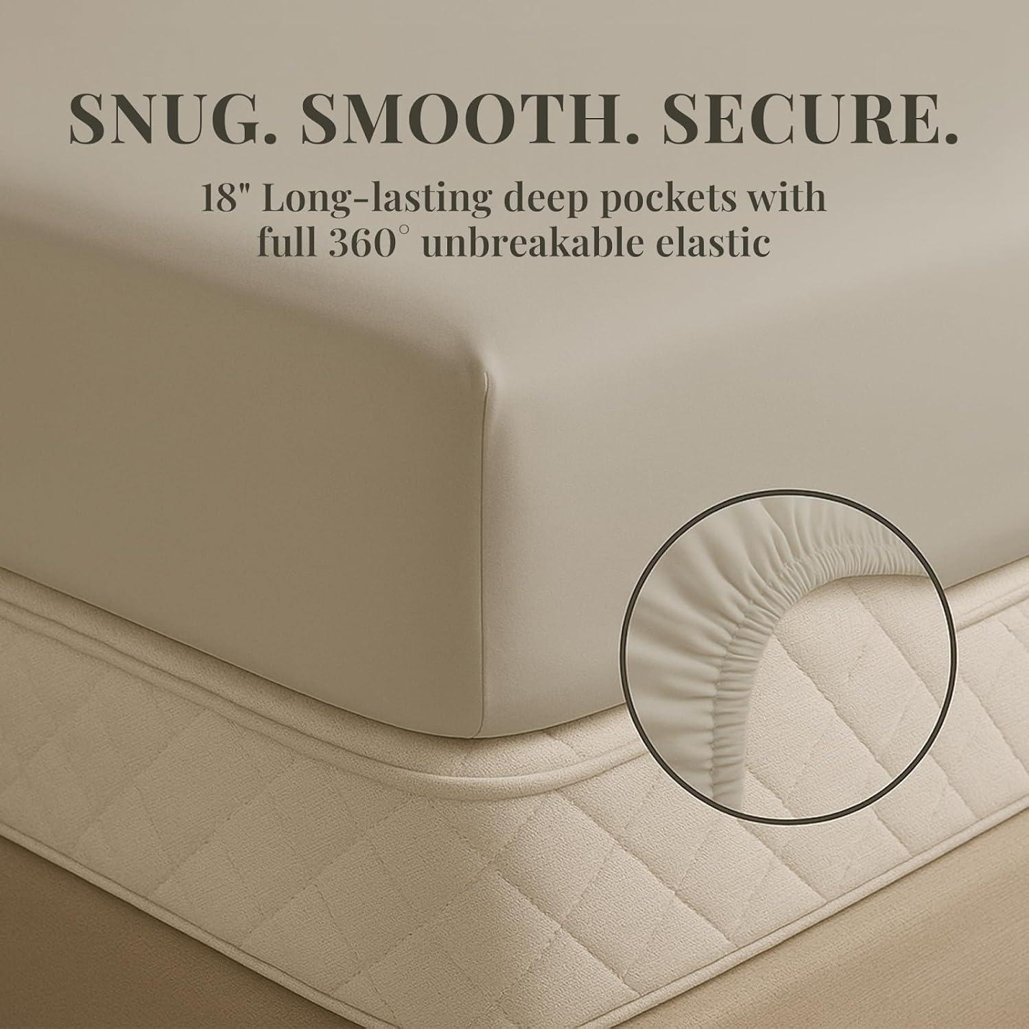 Juego de Sábanas Individual 6 Piezas Sacred Thread Rayón Bambú