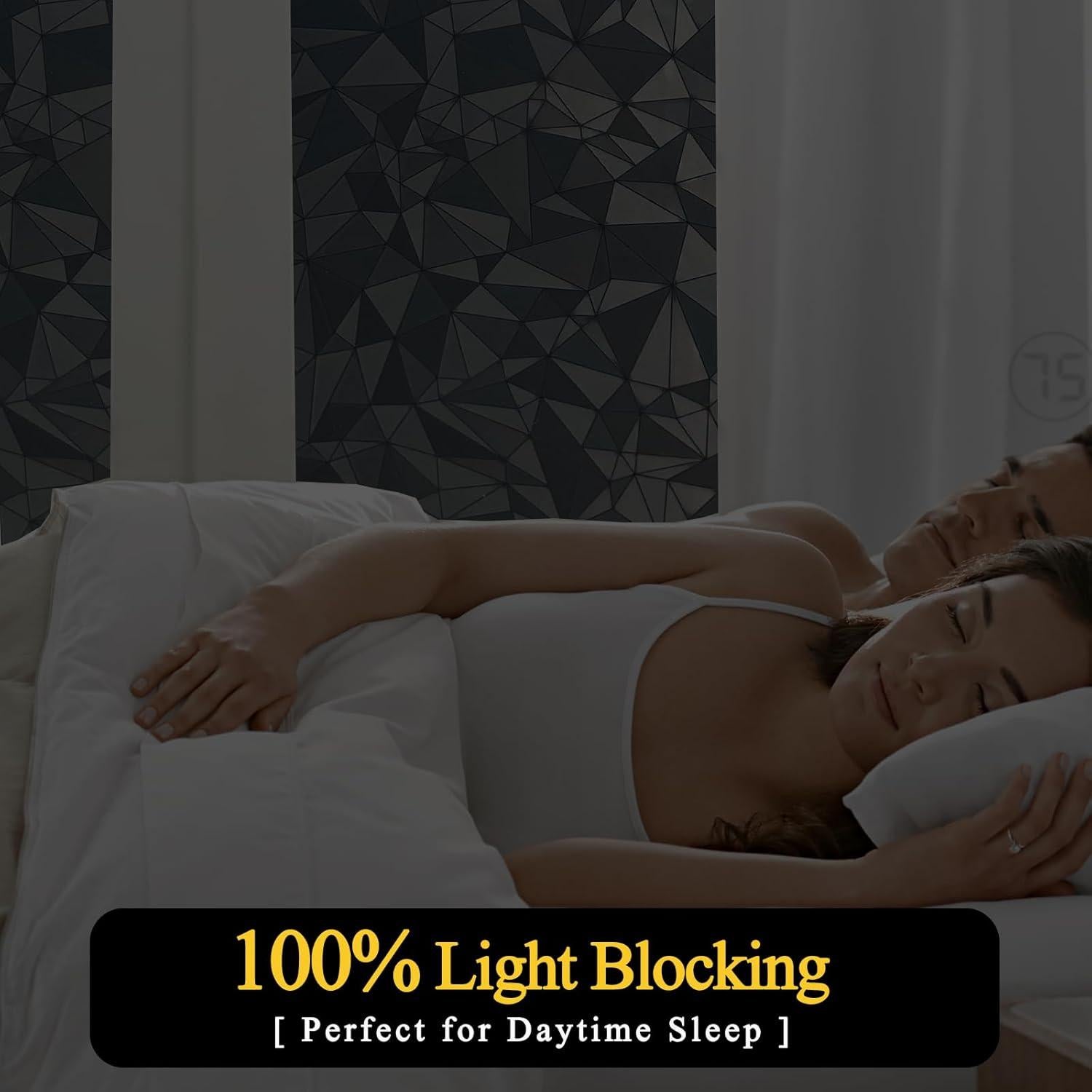 Película Blackout Niviy 30x200 cm - 100% Bloqueo Luz Solar