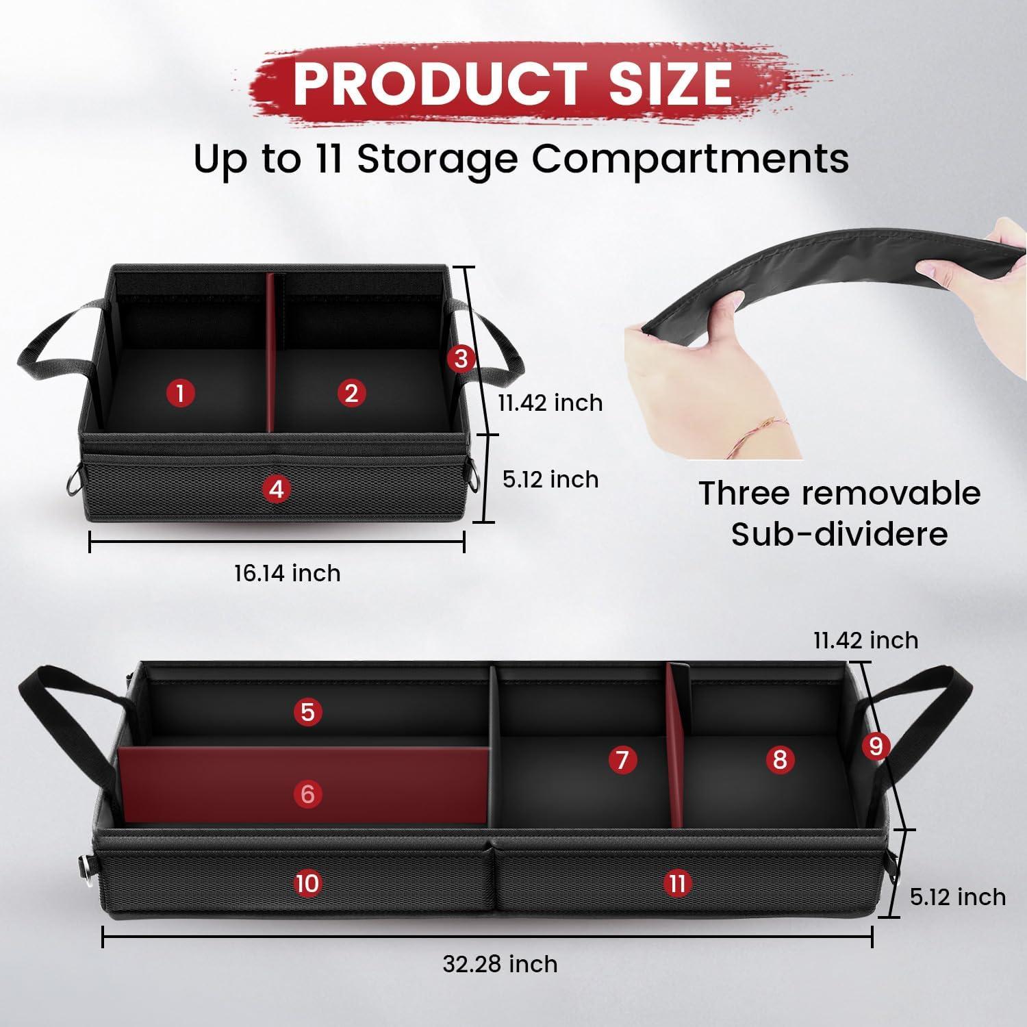 Organizador bajo el asiento Autofit 2 piezas para Ford F150 y Chevy Silverado