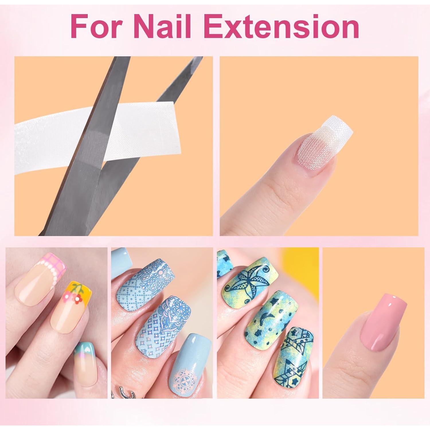 Envoltura de Uñas de Fibra de Vidrio KAZI 100cm Autoadhesiva