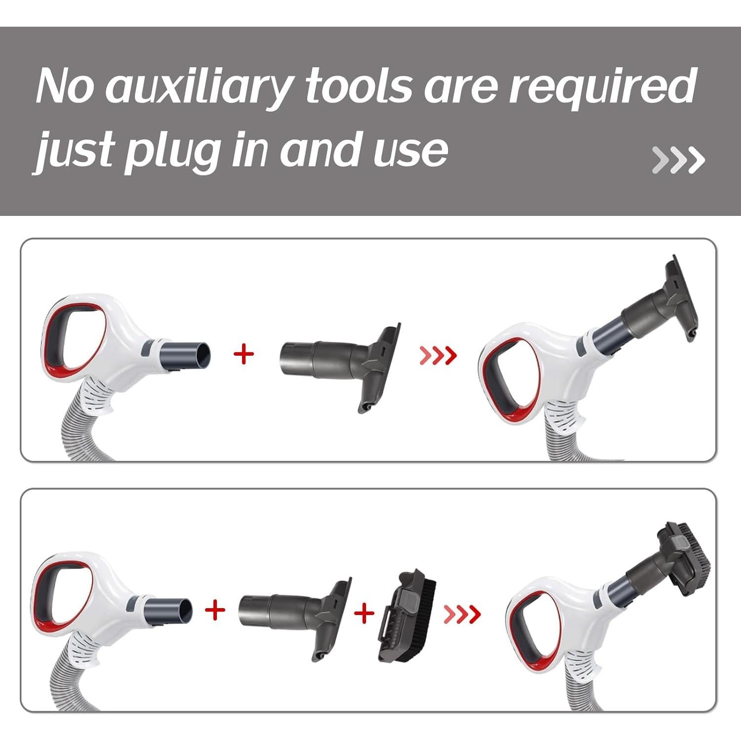 Repuestos cepillo 2-en-1 QINAN para aspiradora Shark NV350