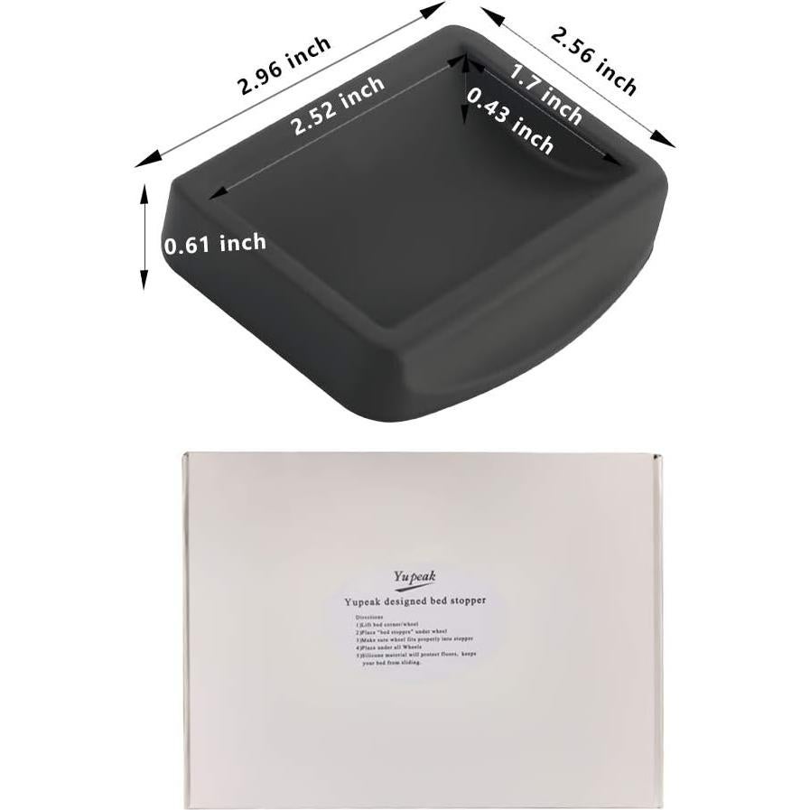 Detenedor de Muebles Antideslizante Yupeak - 4 Copas de Silicona