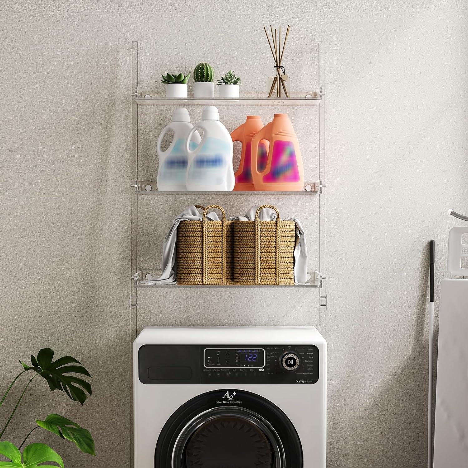 Estante de Escalera Acrílico Sumerflos 3 Niveles Transparente