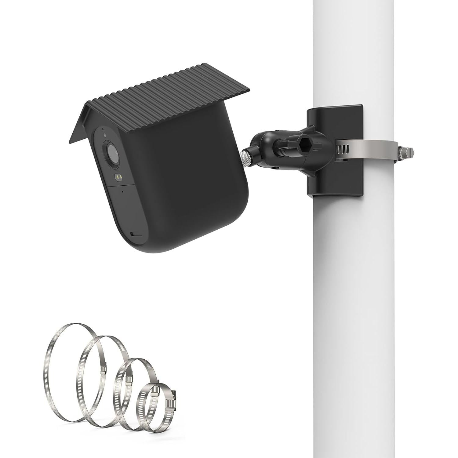 Montaje en Poste y Cubierta de Silicona OkeMeeo para Arlo XL