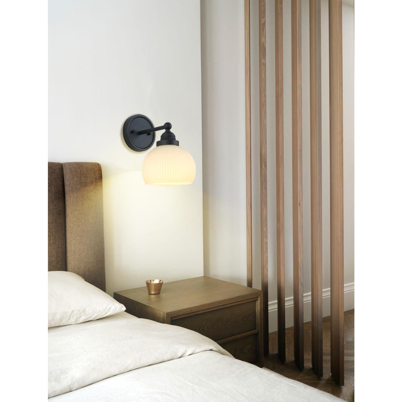 Aplique de Pared Vintage HEQIQEH Recargable con Control Remoto