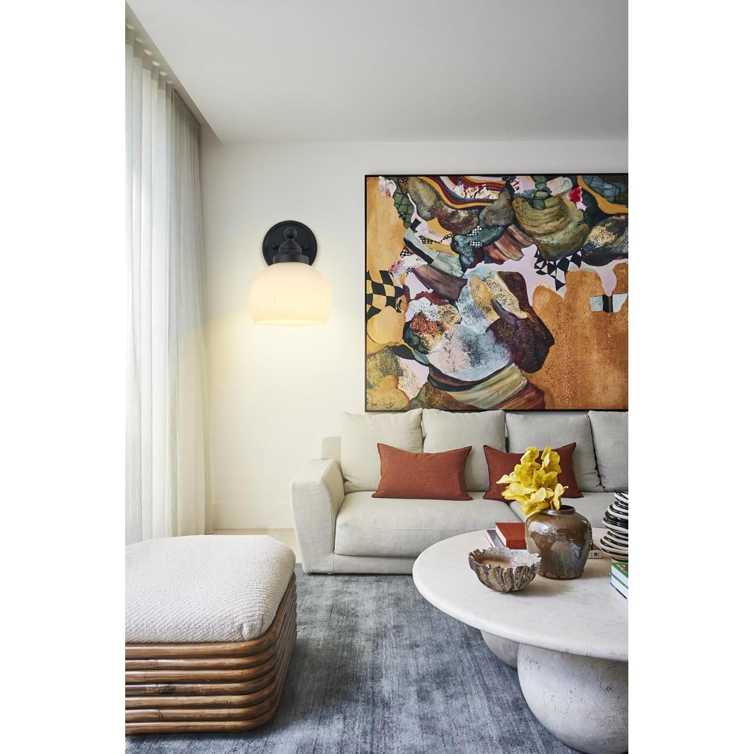 Aplique de Pared Vintage HEQIQEH Recargable con Control Remoto