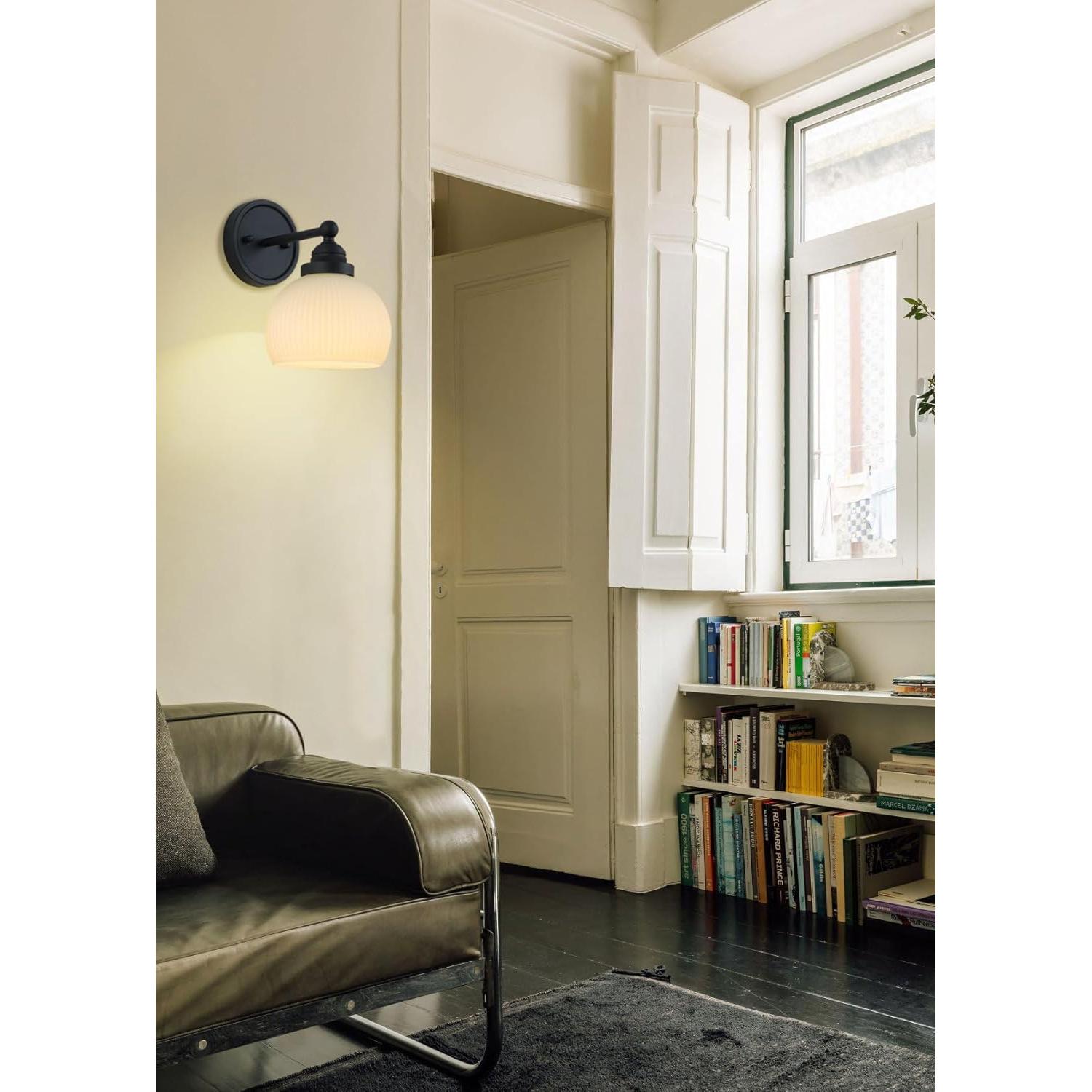 Aplique de Pared Vintage HEQIQEH Recargable con Control Remoto