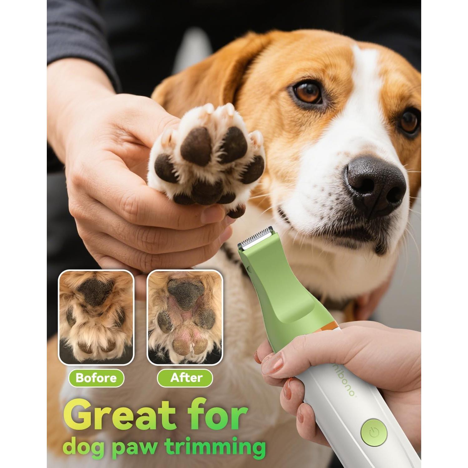 Kit de Aseo para Perros Unibono YP-7116 Eléctrico Verde