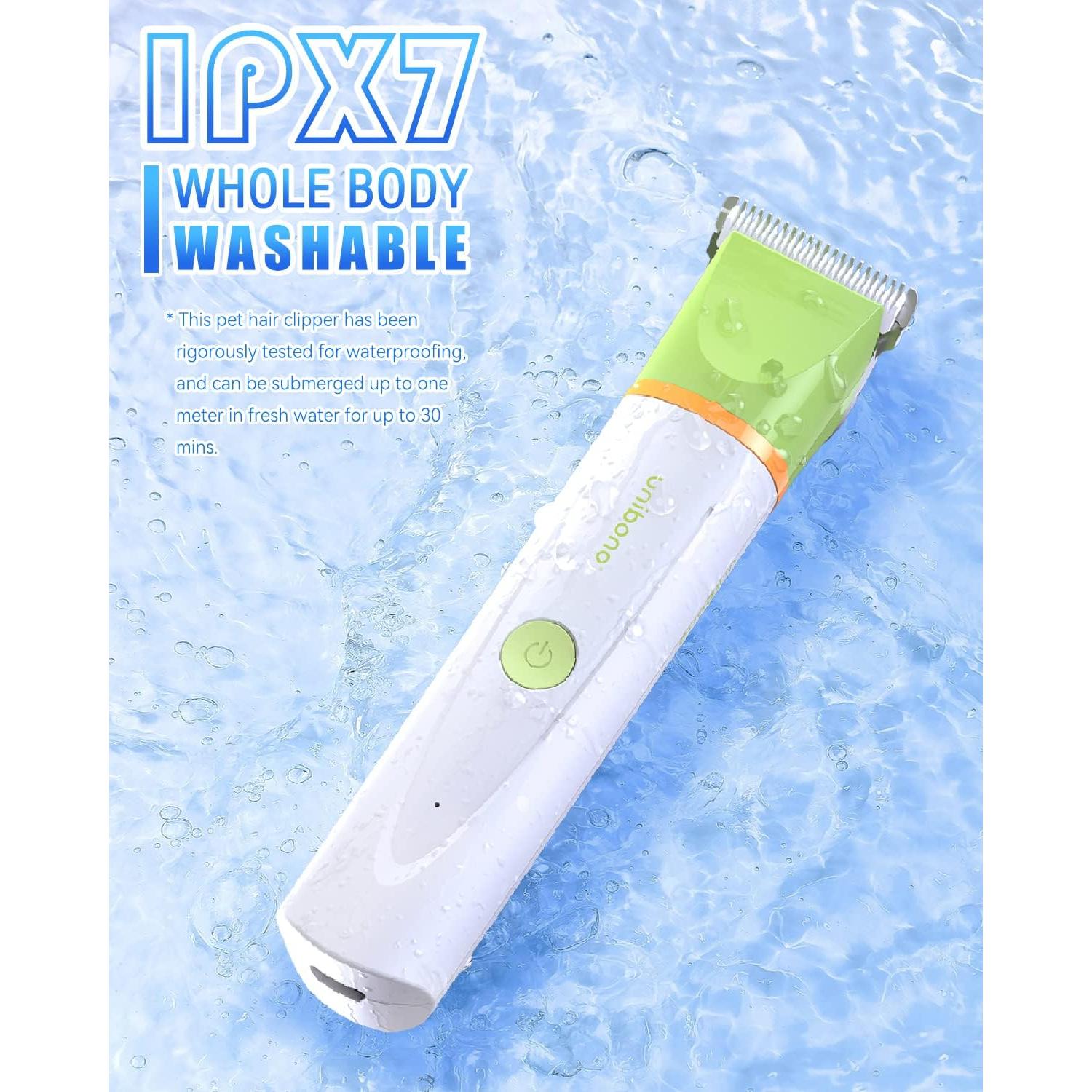 Kit de Aseo para Perros Unibono YP-7116 Eléctrico Verde