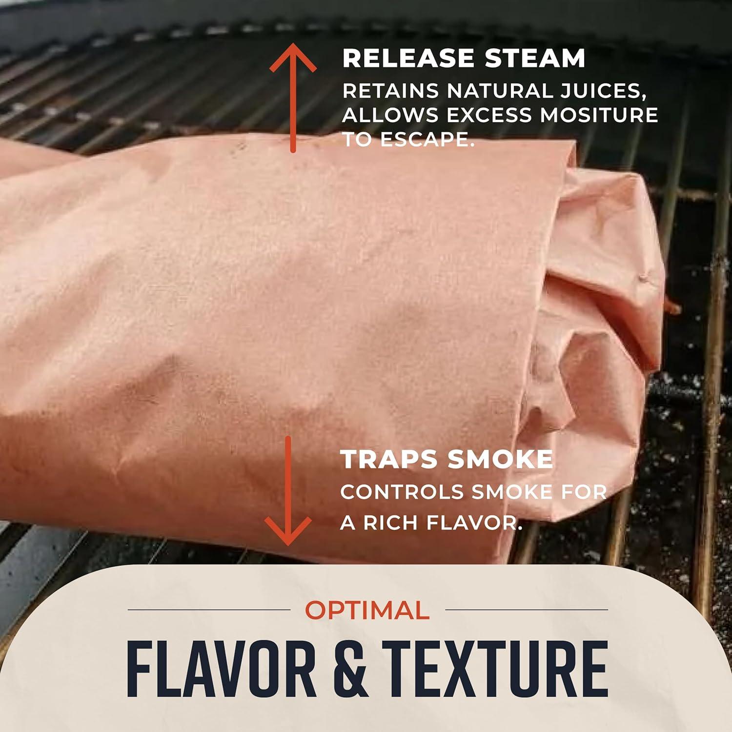 Rollo de papel de carnicero rosa Bryco Goods 61x53m grado alimenticio