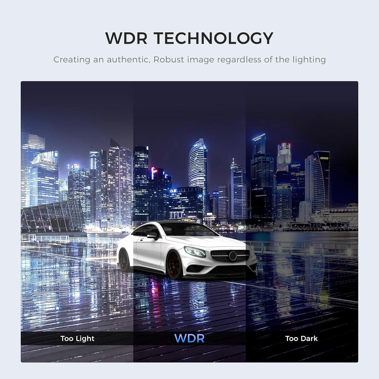 Cámara de tablero PRUVEEO H6 4K con GPS y pantalla táctil 12"