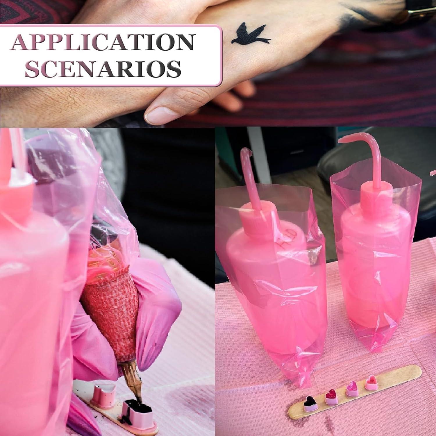 Bolsas para Botellas de Lavado SOTICA 250pcs Rosadas 15x26cm