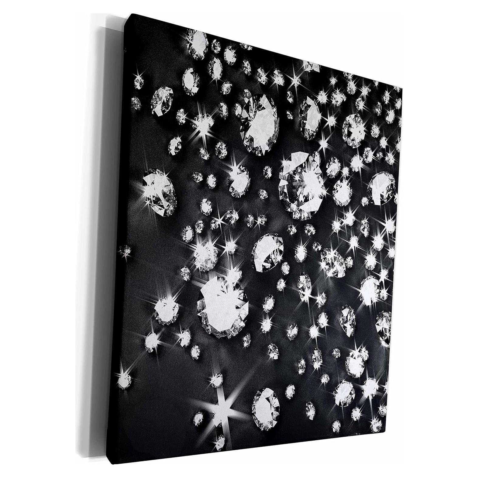 Envoltura de Lienzo 3dRose 40.64x50.8 cm Patrón Joyas