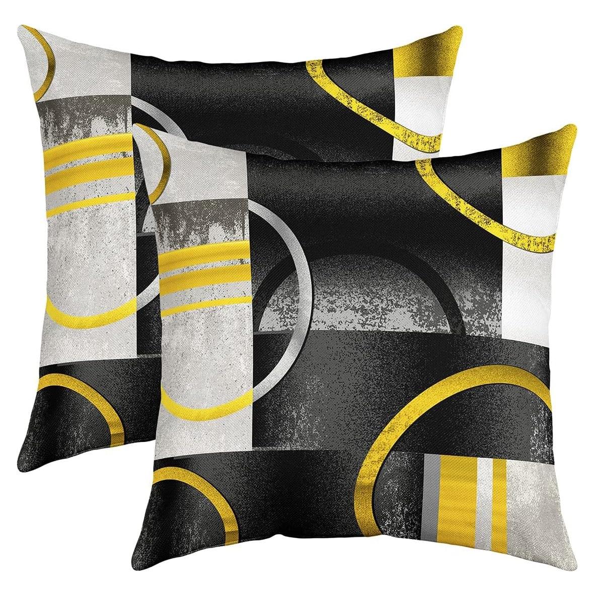 Fundas de Almohada Geométricas Feelyou 40x40 cm Juego de 2