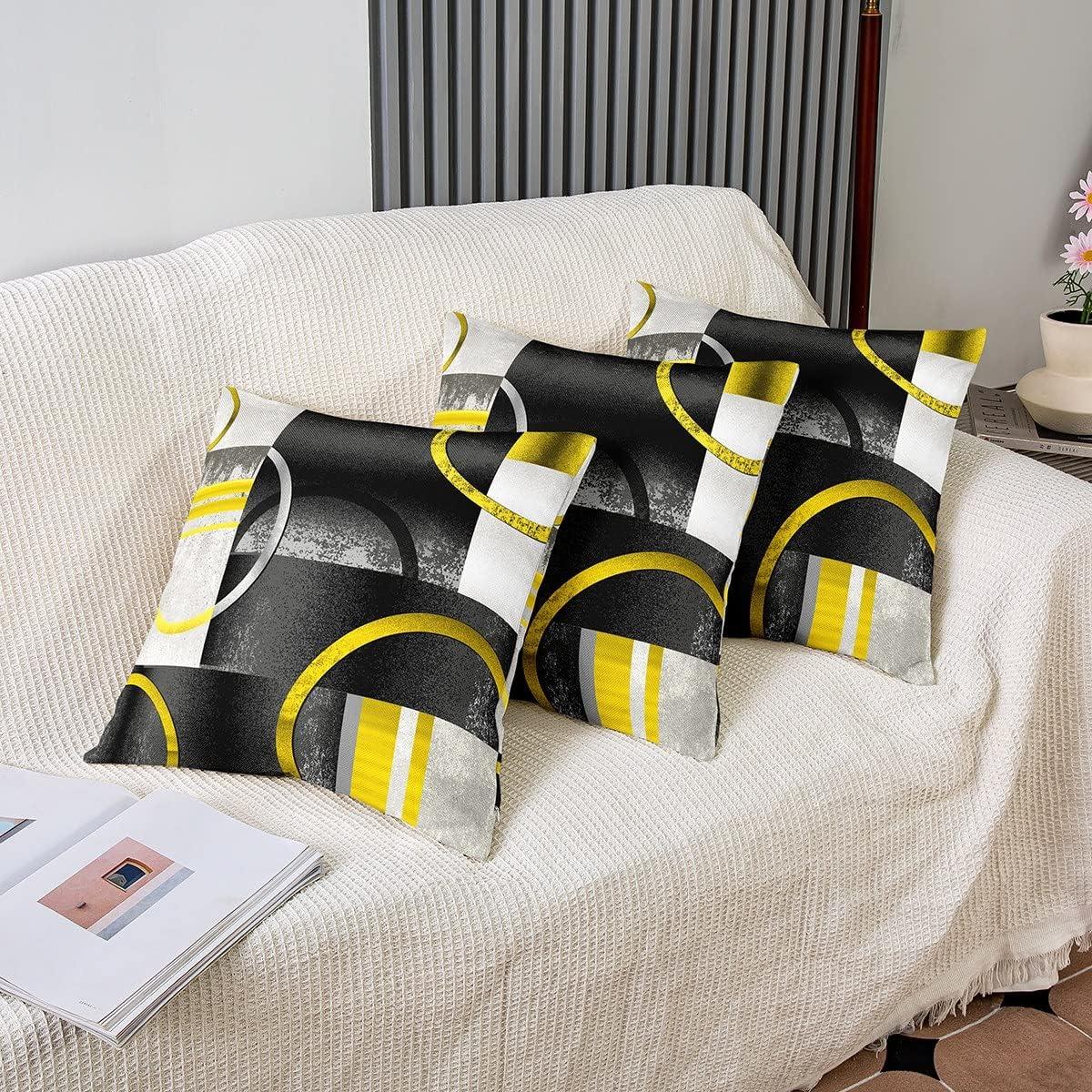 Fundas de Almohada Geométricas Feelyou 40x40 cm Juego de 2