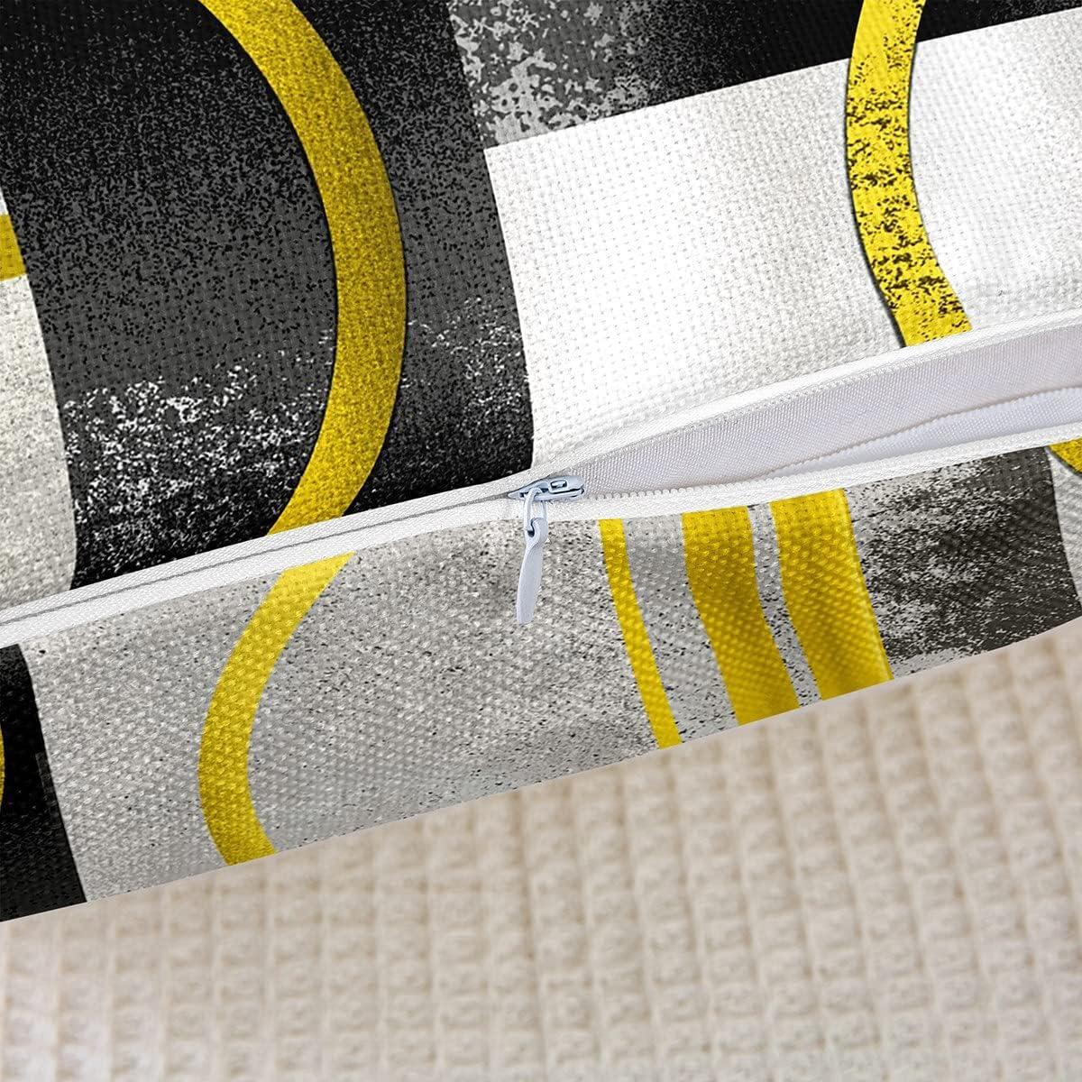 Fundas de Almohada Geométricas Feelyou 40x40 cm Juego de 2