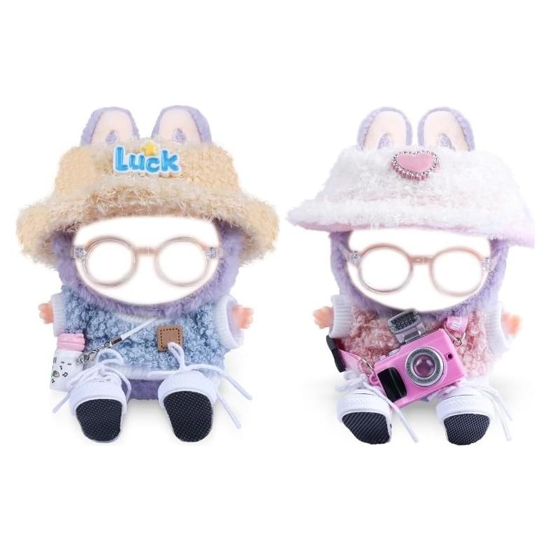 Conjunto de Ropa para Muñecas KEOOUA 17cm Rosa y Accesorios