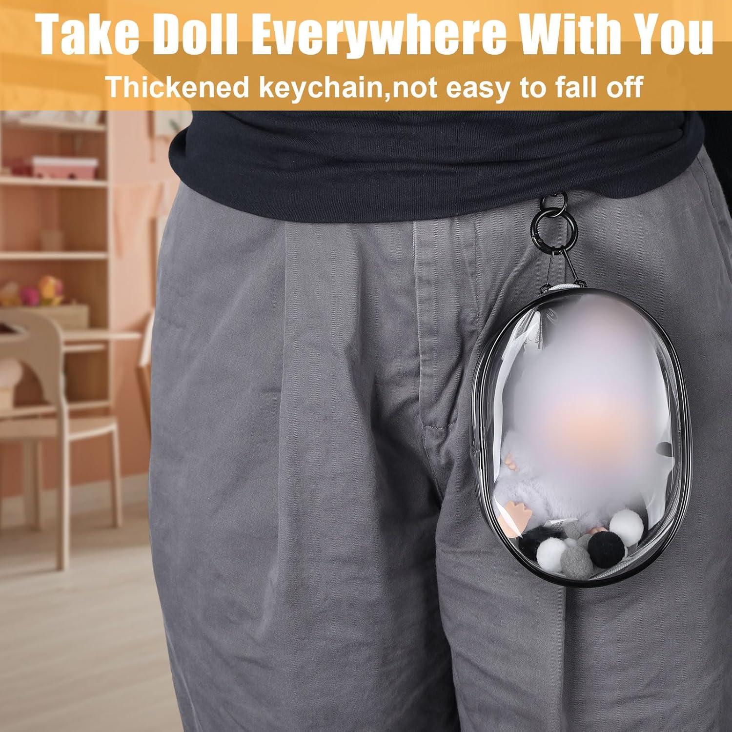 Funda Protectora para Muñeca de PVC Transparente 15.5cm