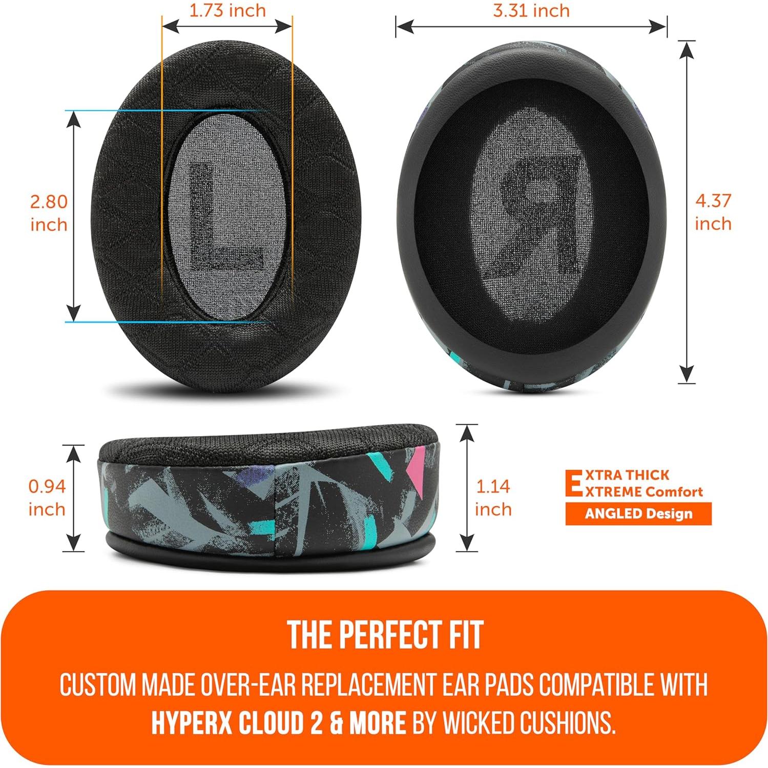 Almohadillas de Gel Enfriamiento WC Freeze V2 para HyperX Cloud