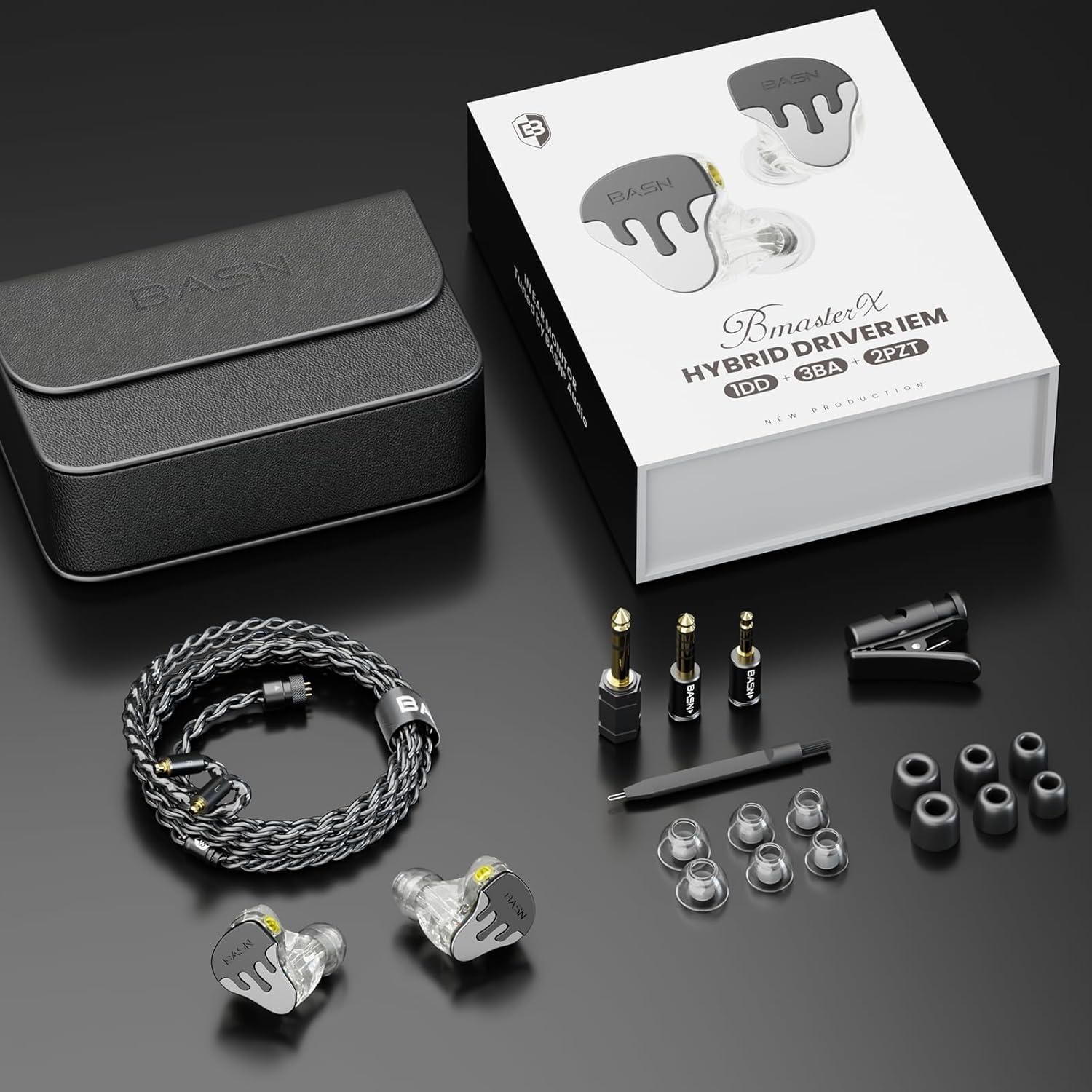 Auriculares In-Ear BASN BmasterX Pro 6 Controladores Sonido Claro