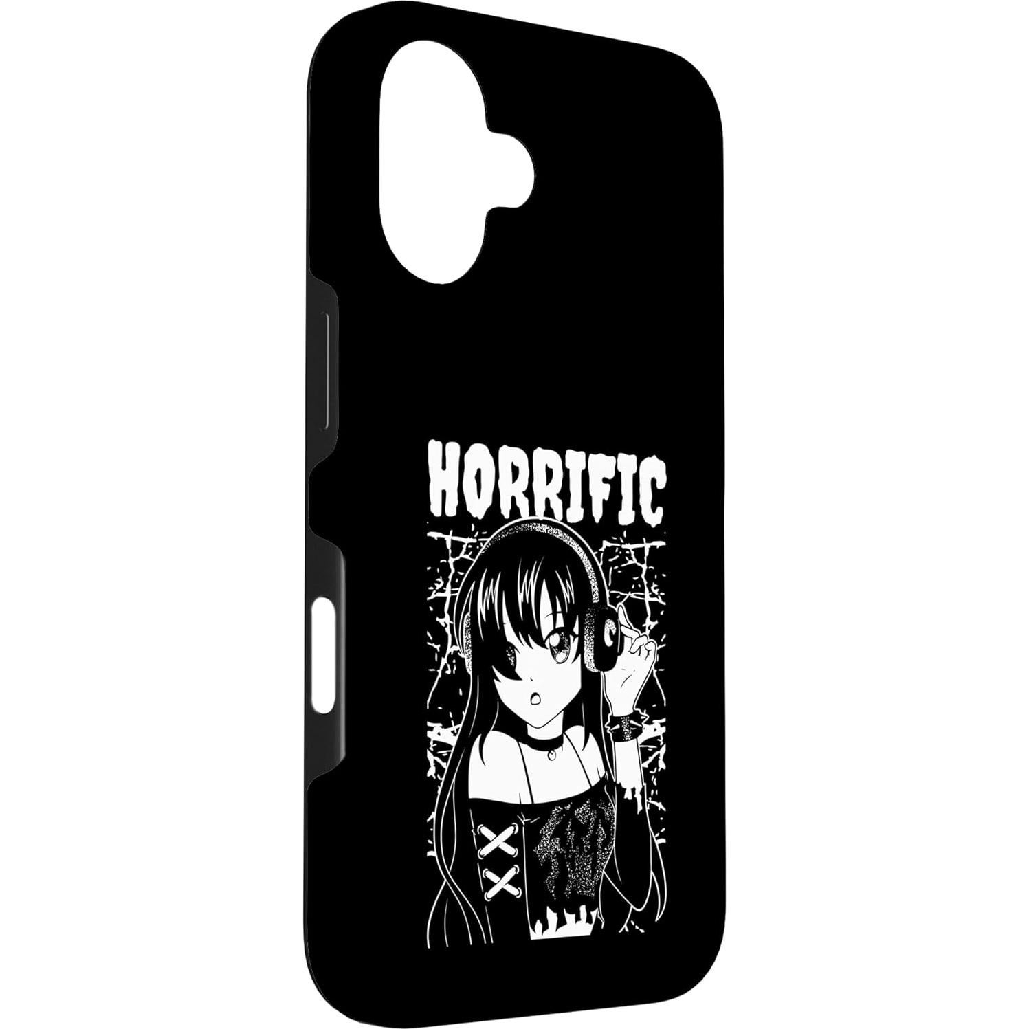 Funda para iPhone 16 Chica de Anime Horripilante