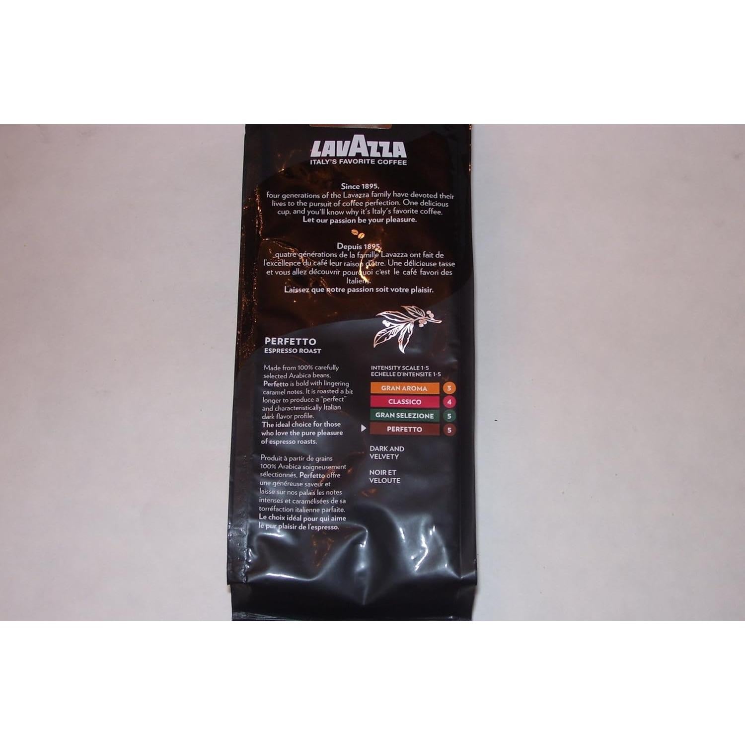Café Molido Lavazza 7511 Perfetto 340 g - Tostado Oscuro