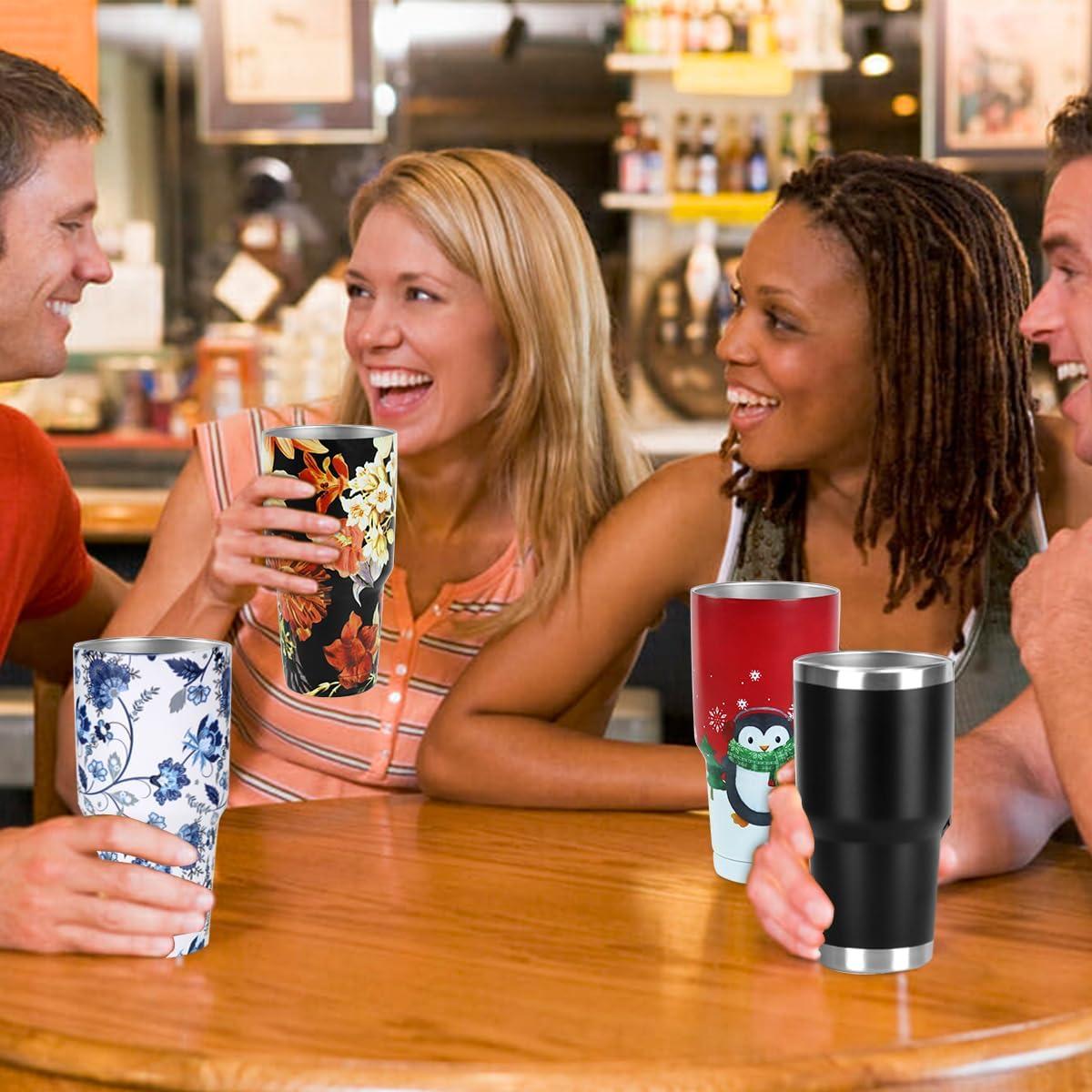 Vaso Aislado Doble Pared SYACOT 887ml Acero Inoxidable Negro