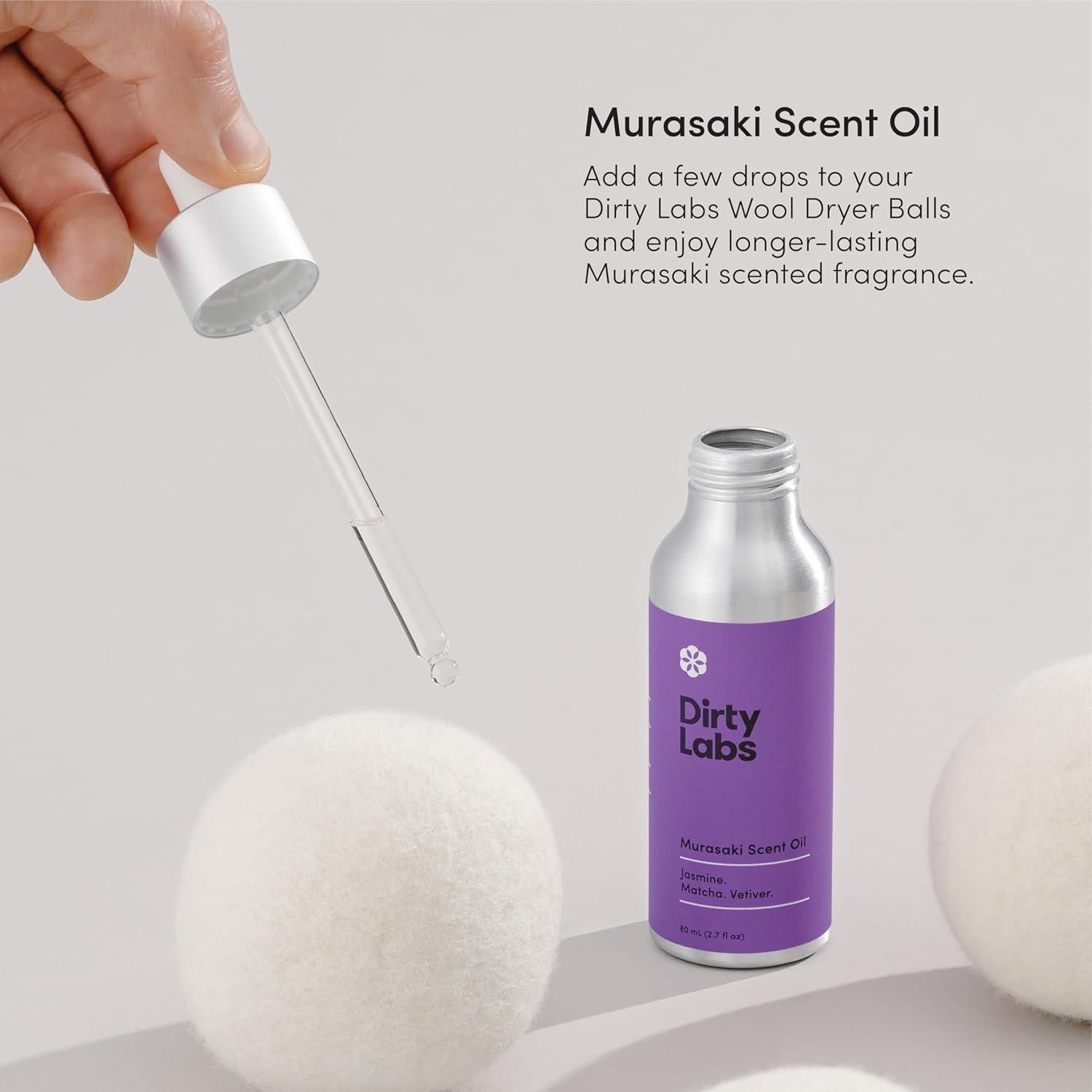 Aceite de Fragancia para Lavandería Dirty Labs Murasaki 80mL