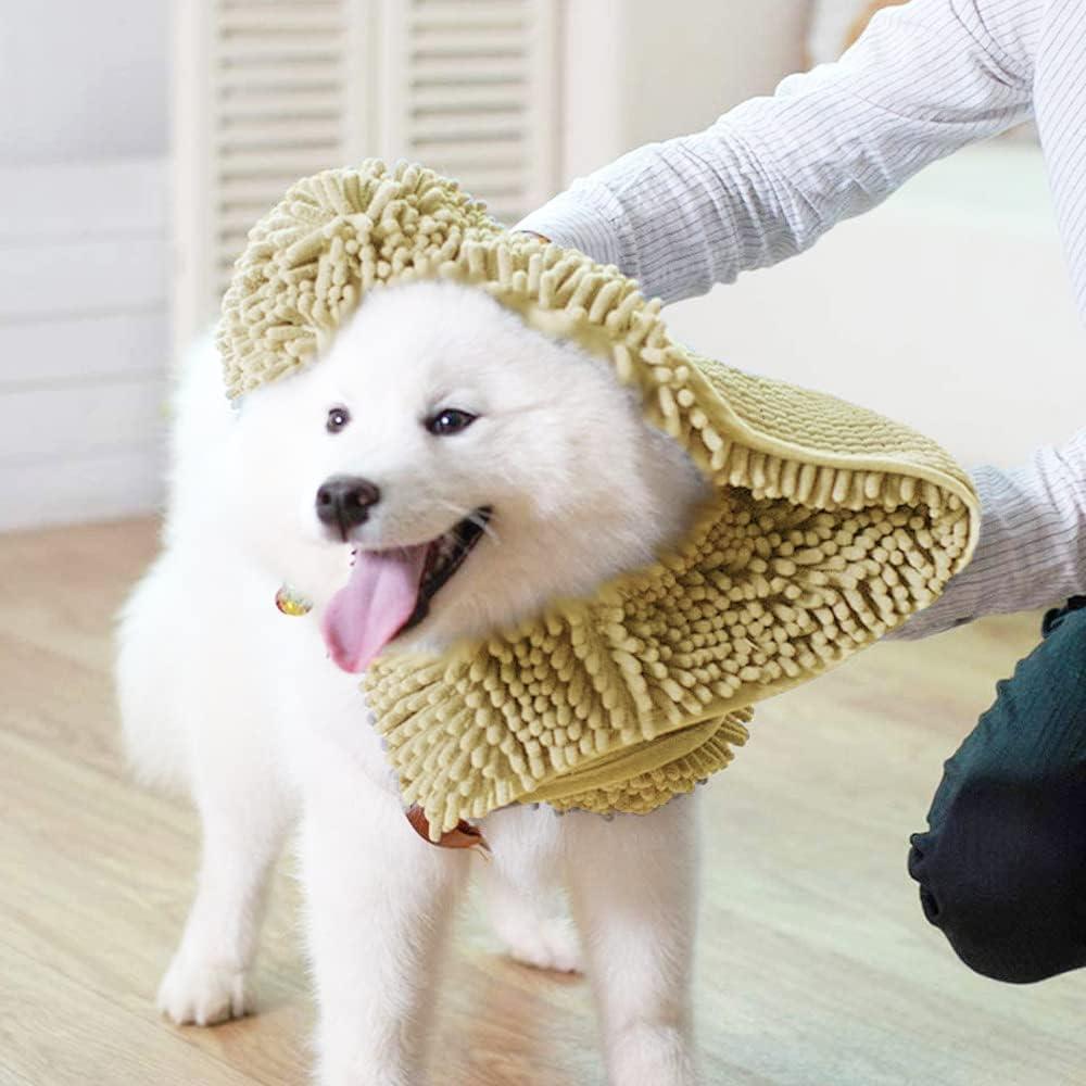 Toalla Secadora de Perros Muddy Mat Microfibra Beige 33x79cm