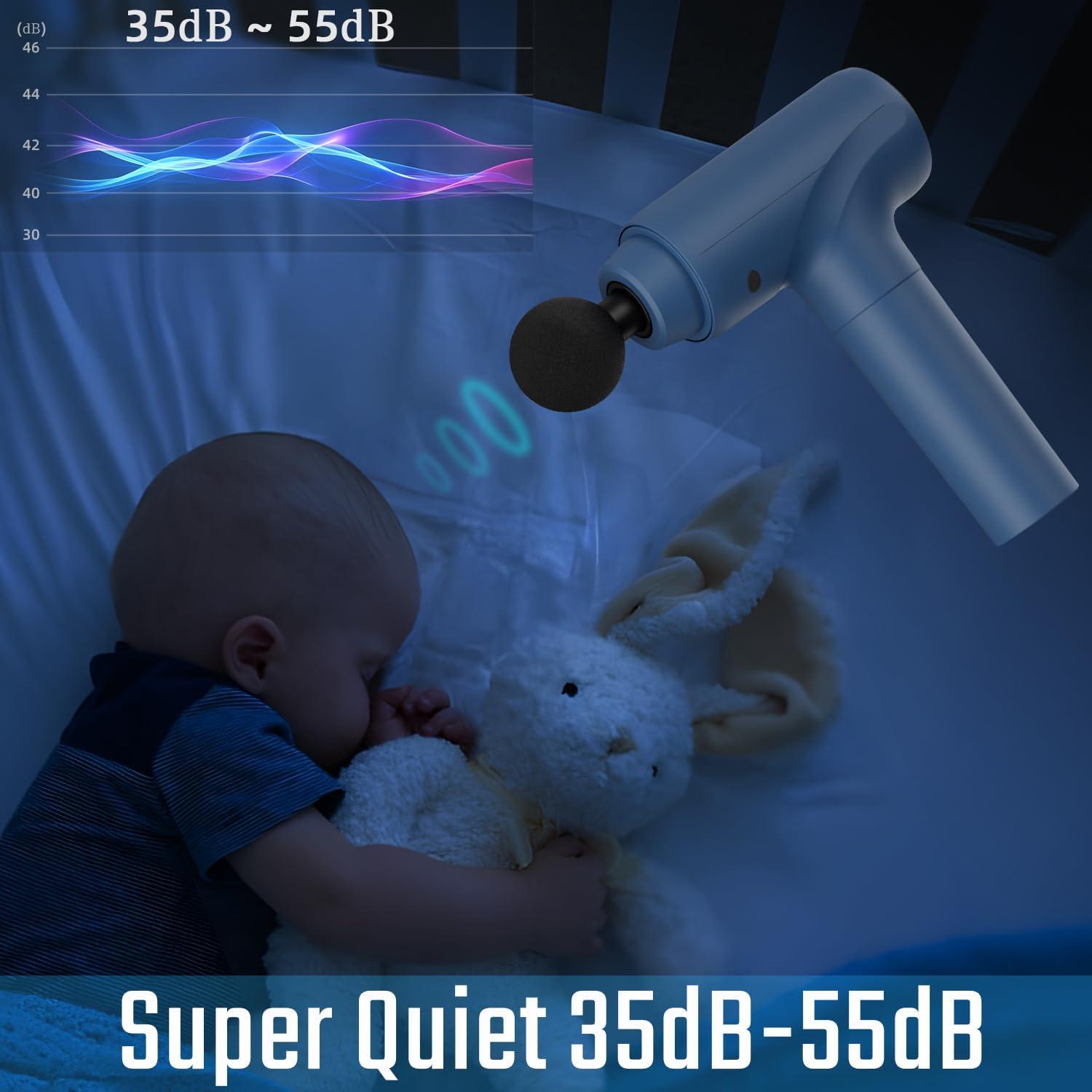 Pistola de Masaje Cotsoco M784, 20 Velocidades, 9 Cabezas