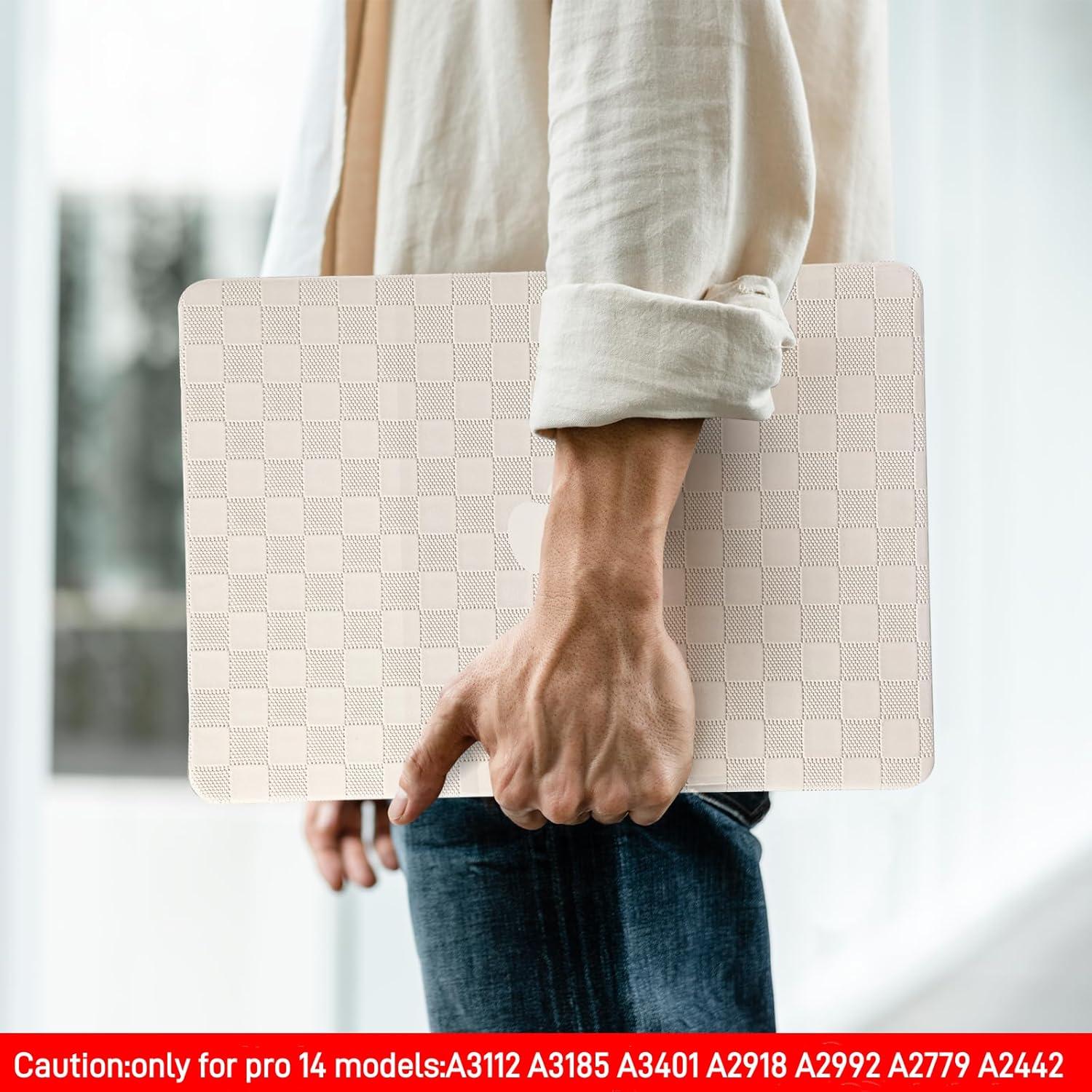 Funda Dura BYCeKe para MacBook Pro 14" 2021-2024 Beige