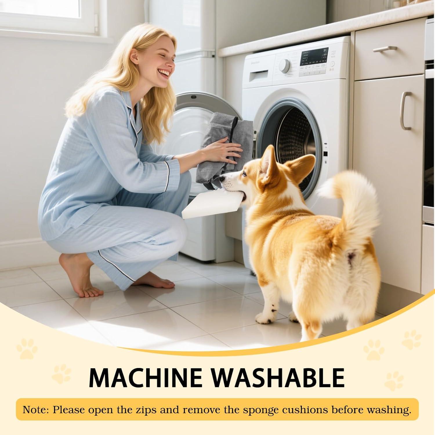 Asiento de Coche para Perros VavoPaw Consola Pickup Gris 48x38cm