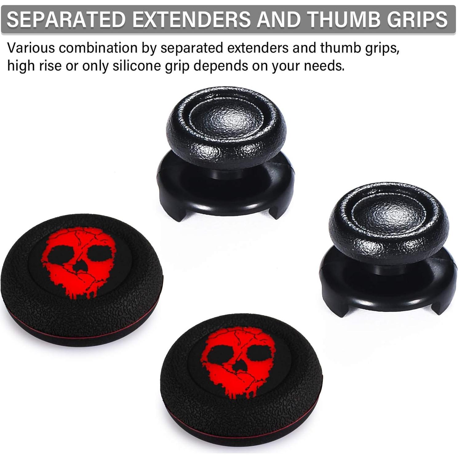 Extensor de Thumbstick PS5/PS4 PlayRealm Rojo Fantasma