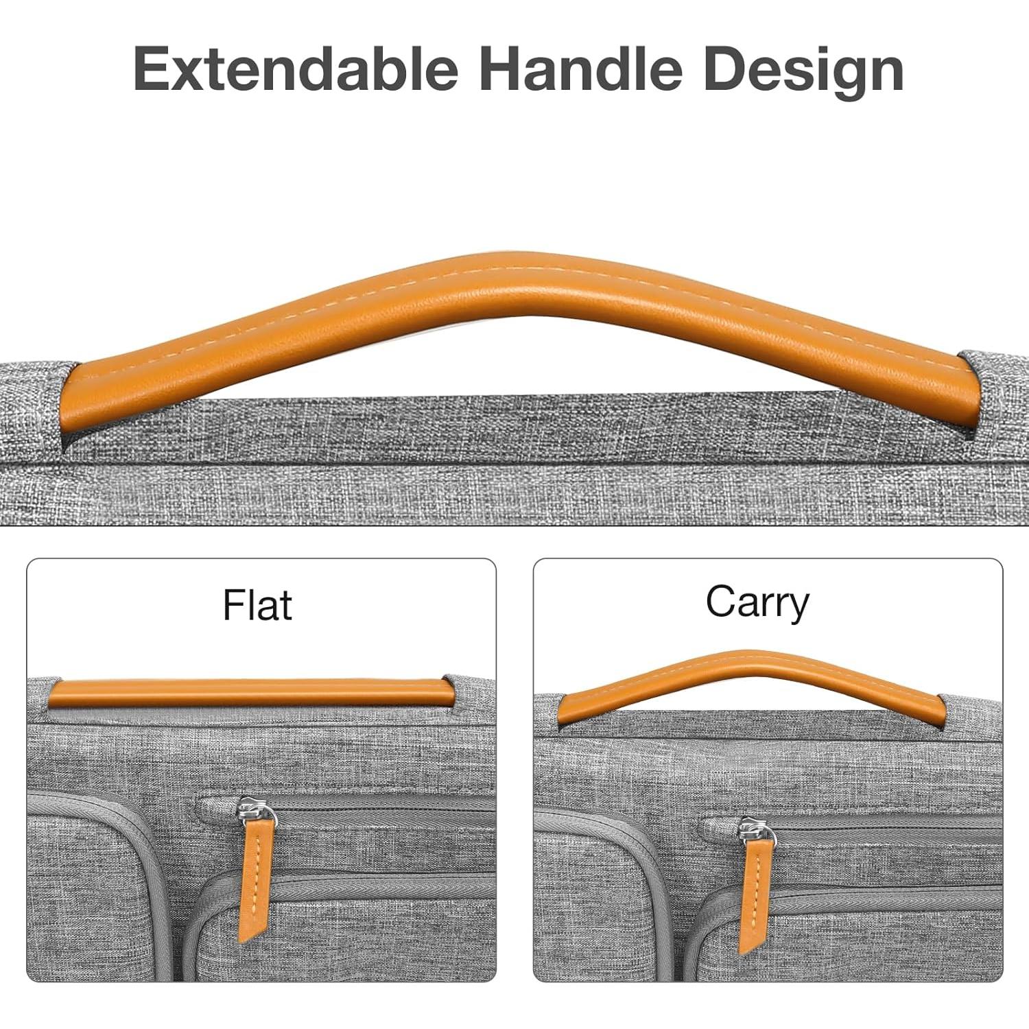 Funda Protectora MOSISO 360 para Laptop 13.3" Gris