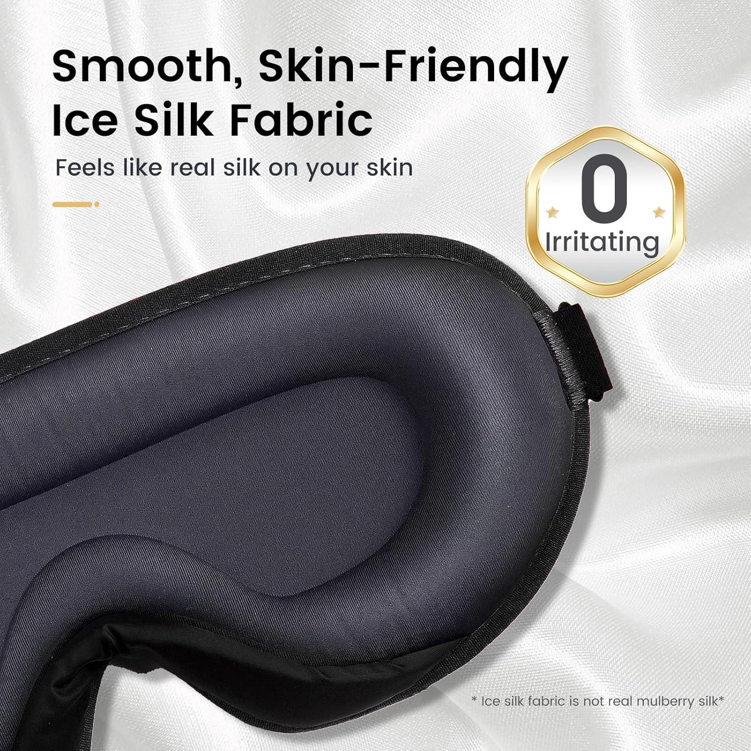 Máscara de Ojos Ringchan True Blackout - Negro, 100% Blackout