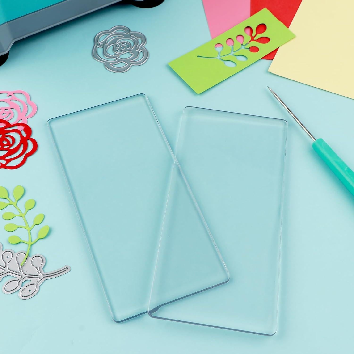 Almohadillas de Corte BAOFALI 2 Pcs Plástico Policarbonato 14x6.5cm