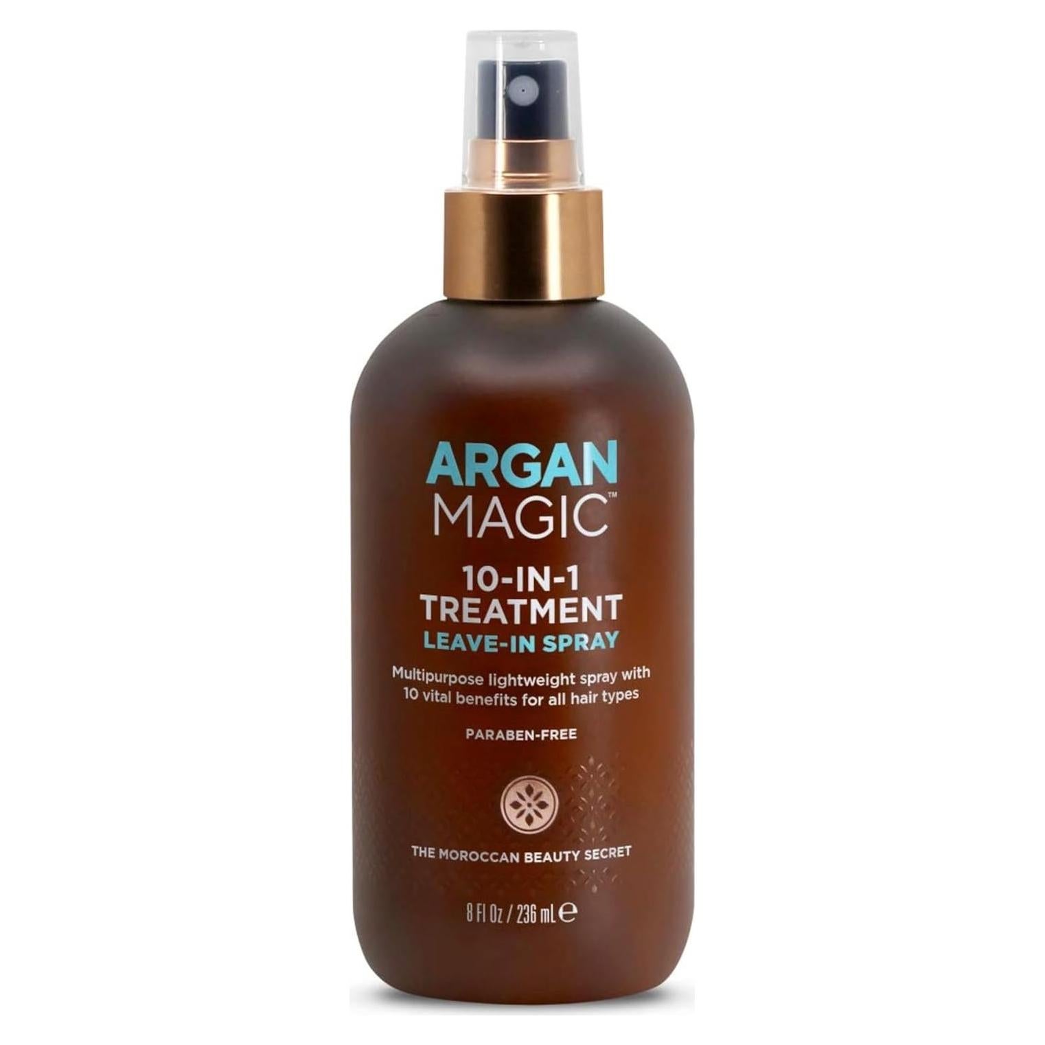 Tratamiento para Cabello Argan Magic 10 en 1 236.6 ml Sin Enjuague