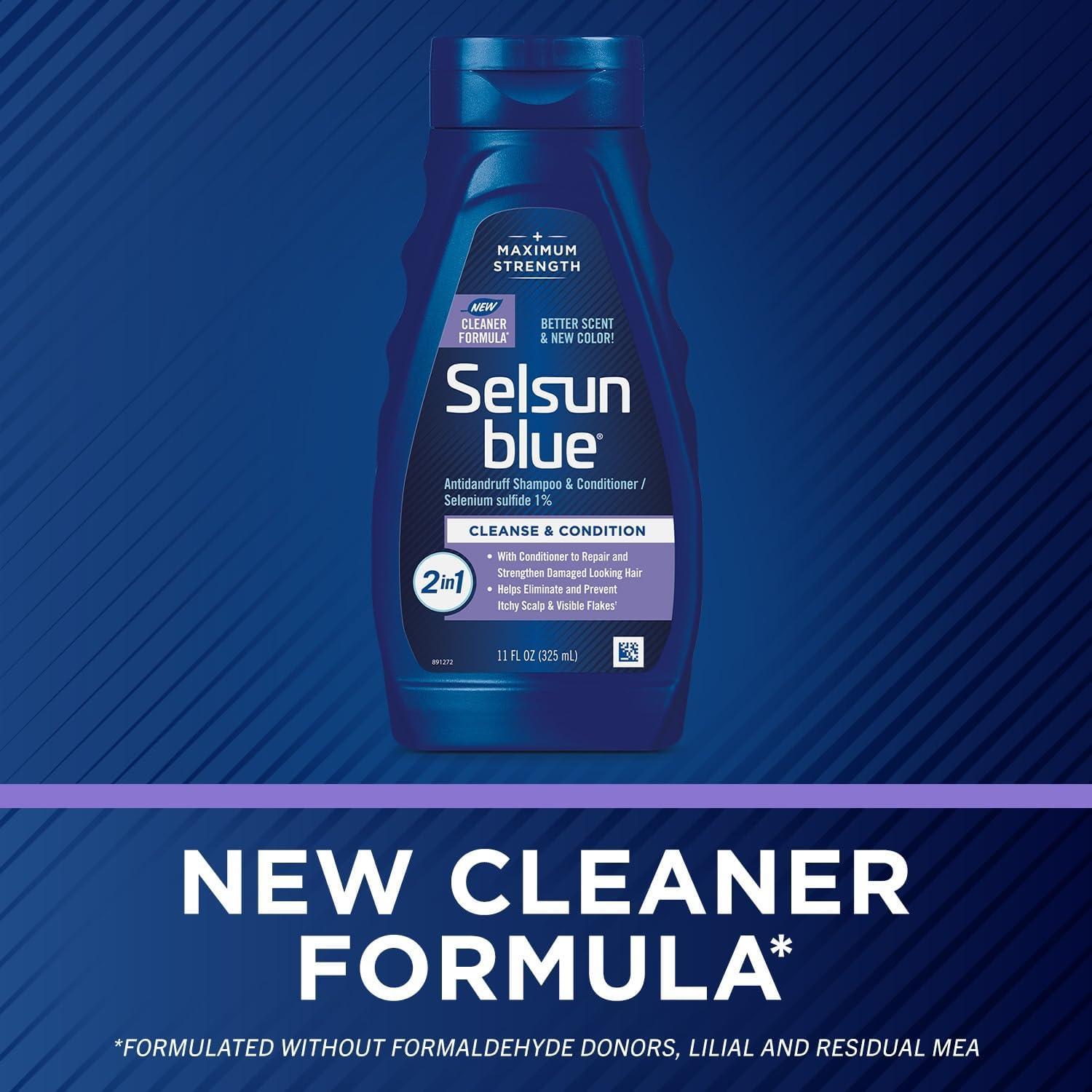Selsun Blue Champú y Acondicionador Anticaspa 2-en-1 325 ml