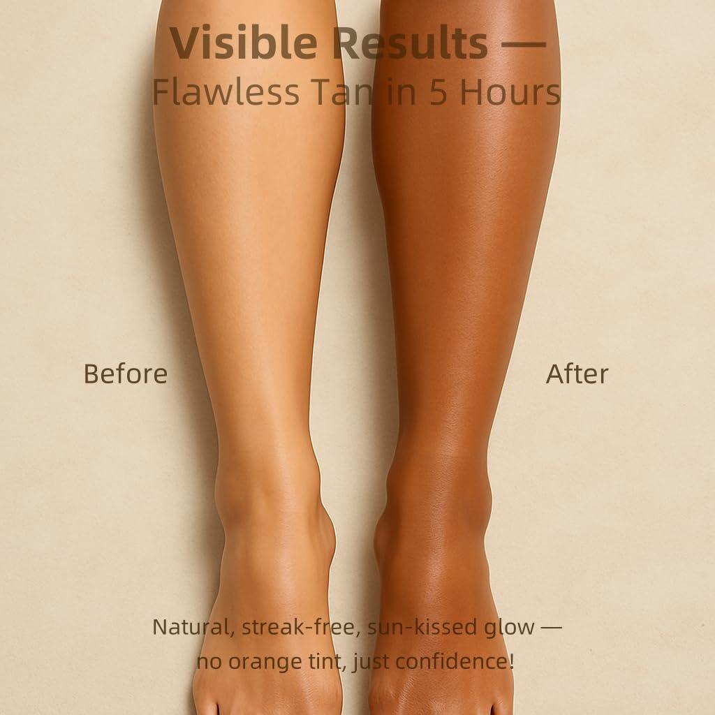 Mousse Bronceador GOERTI 200ml - Espuma Natural Sin Sol Medio