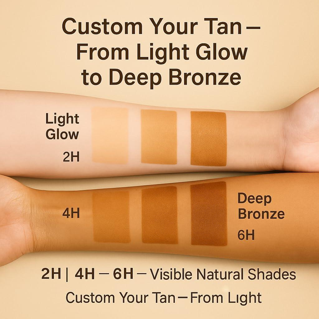 Mousse Bronceador GOERTI 200ml - Espuma Natural Sin Sol Medio