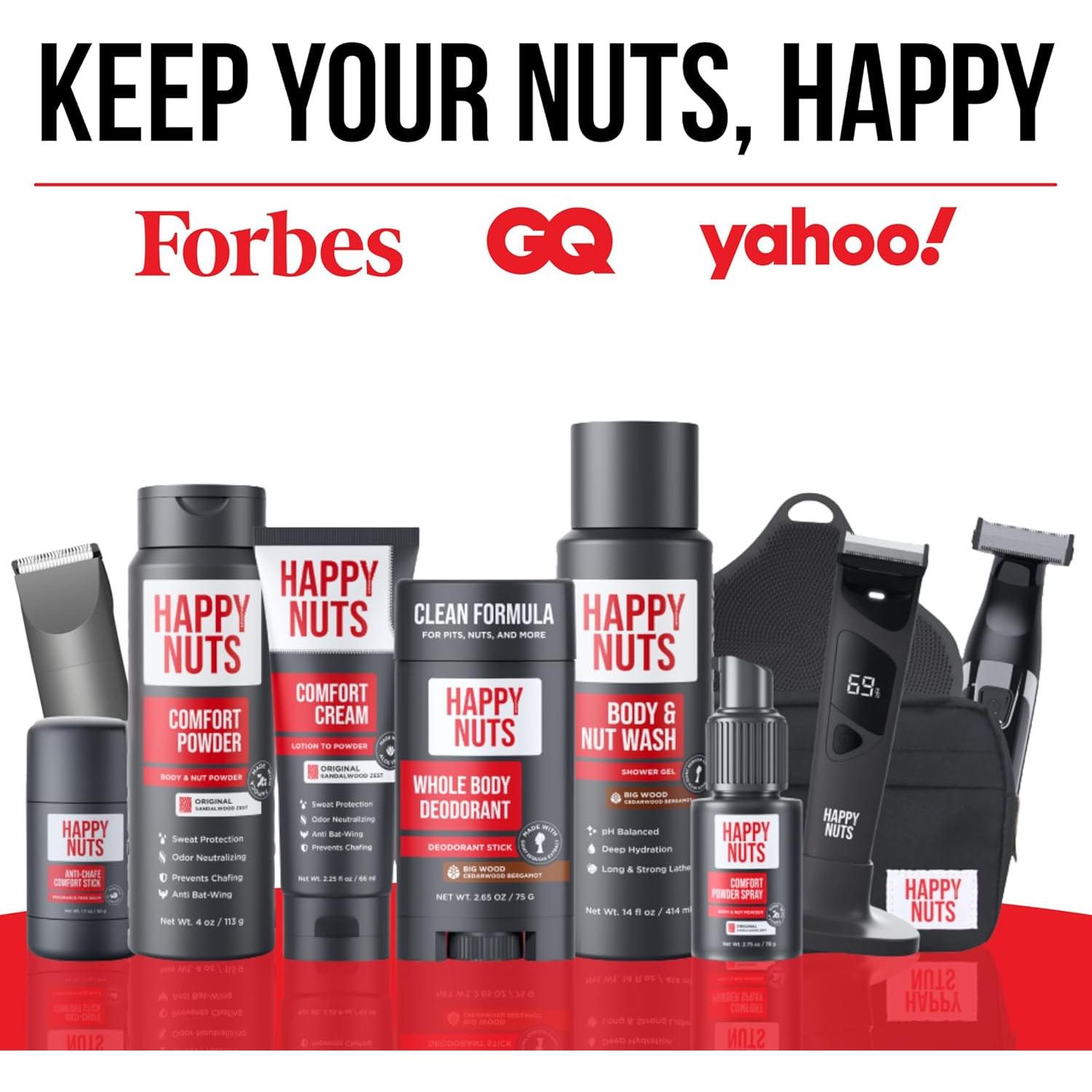 Polvo de Confort Happy Nuts 170g - Anti Rozaduras y Desodorante