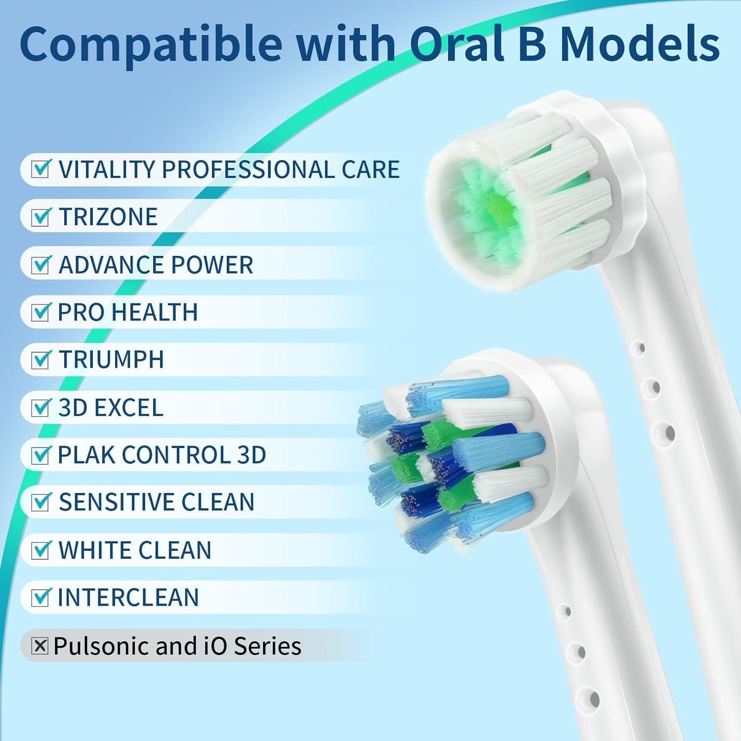 Paquete de 8 Cabezas de Cepillo de Dientes Oral-B Repuesto