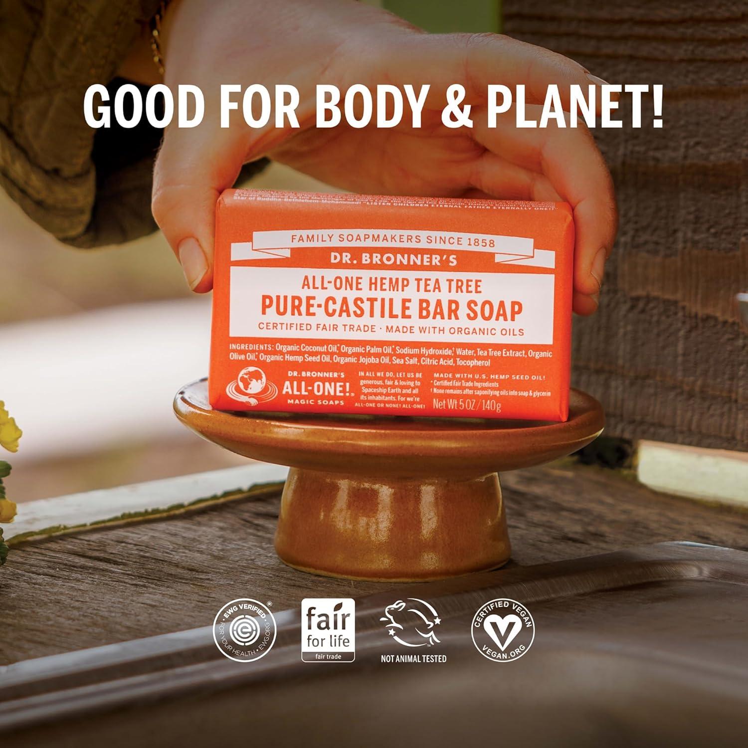 Jabón de Barra Mágico Pura-Castile Dr. Bronner - 2x141.75g