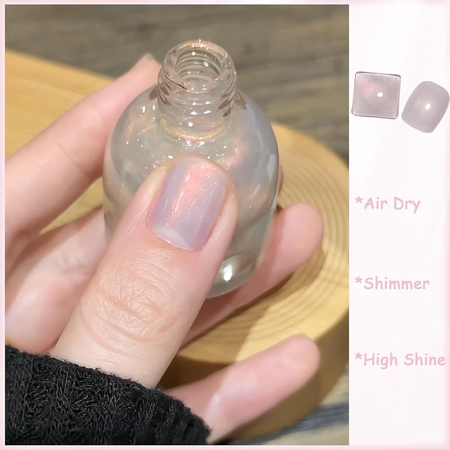 Esmalte de Uñas Aurora Sirena 10 ML - Brillo Alto Secado Rápido