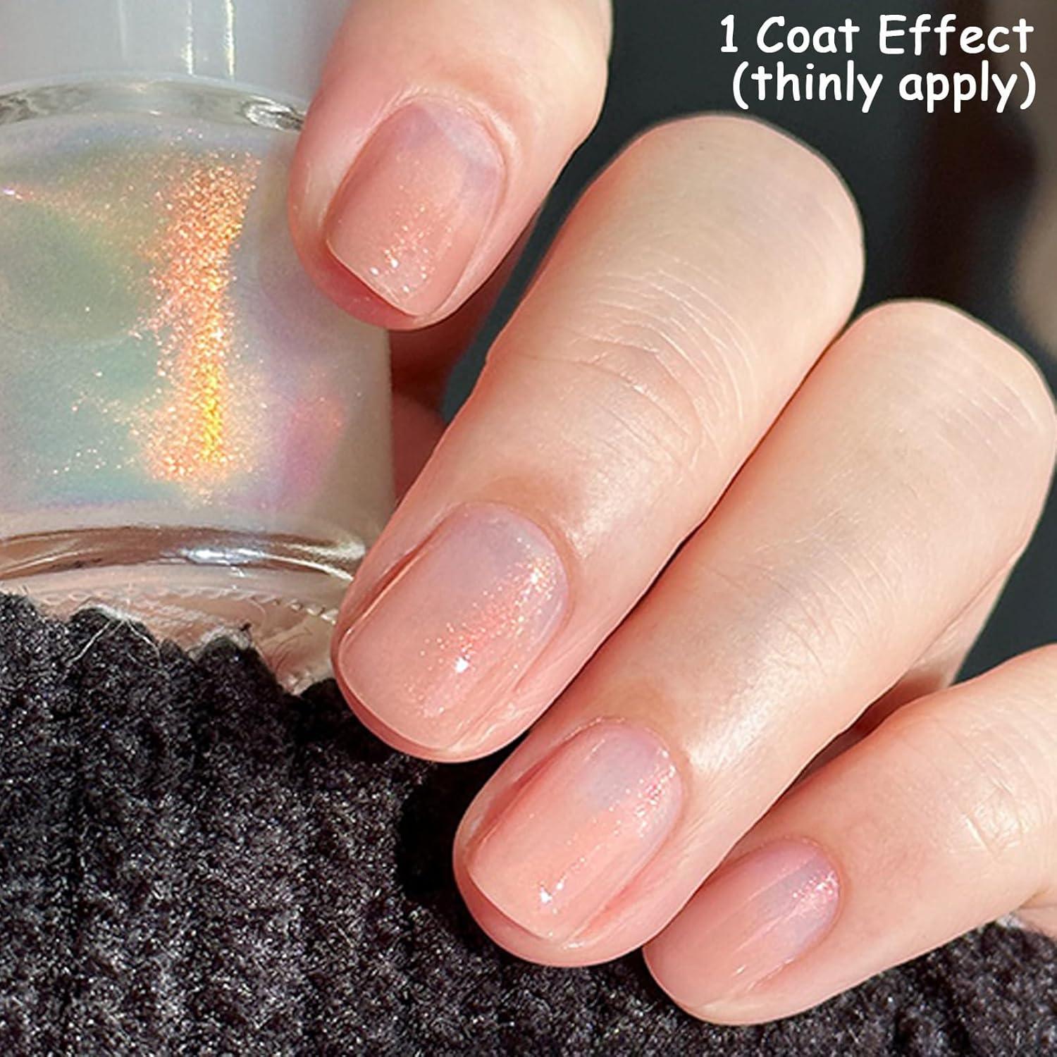 Esmalte de Uñas Aurora Sirena 10 ML - Brillo Alto Secado Rápido