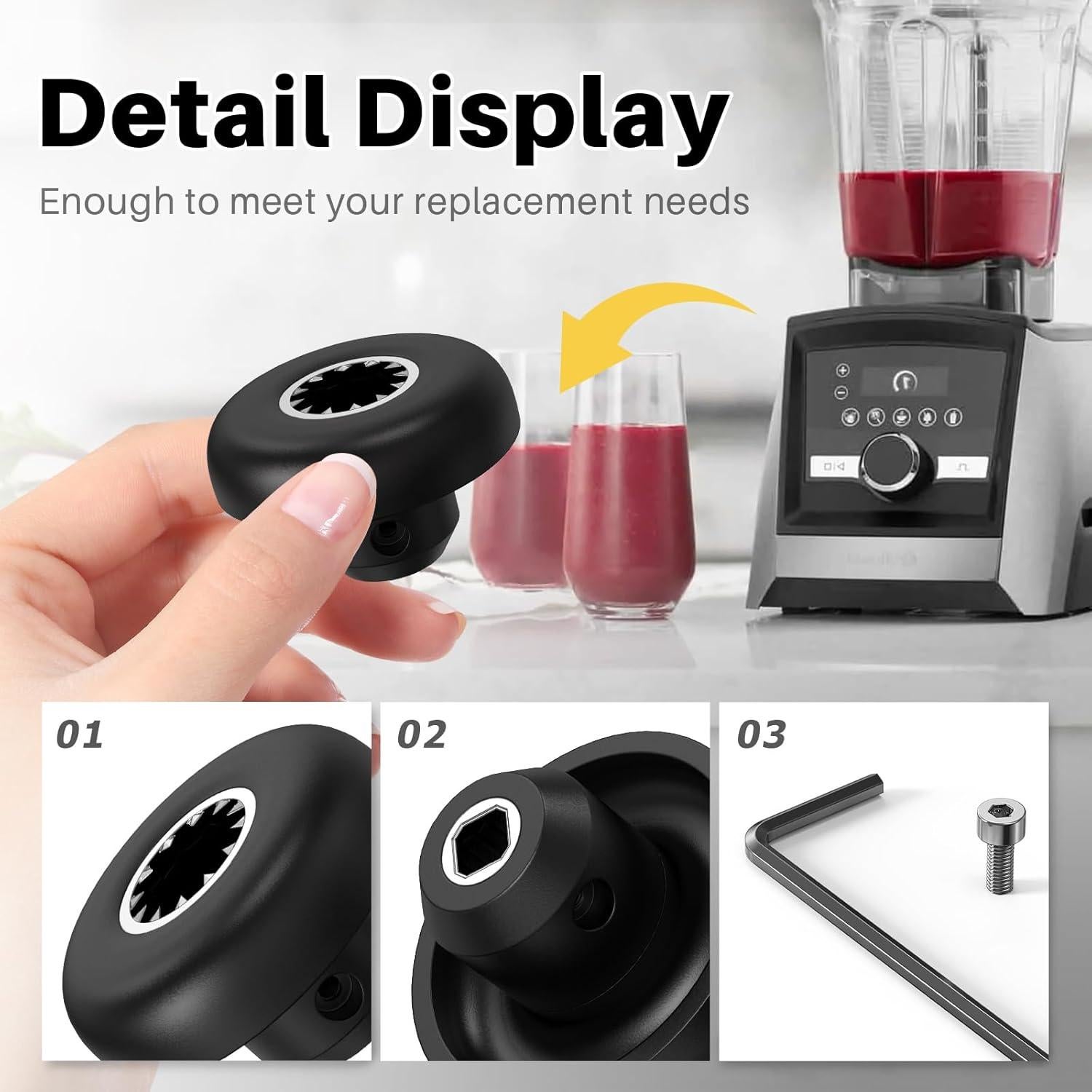 Kit de Enchufes de Mezclador Yncotte 5 Piezas para Vitamix